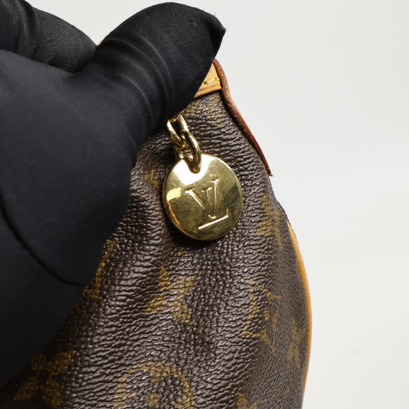 LOUIS VUITTON Monogram Palermo GM手挽肩背兩用袋棕色