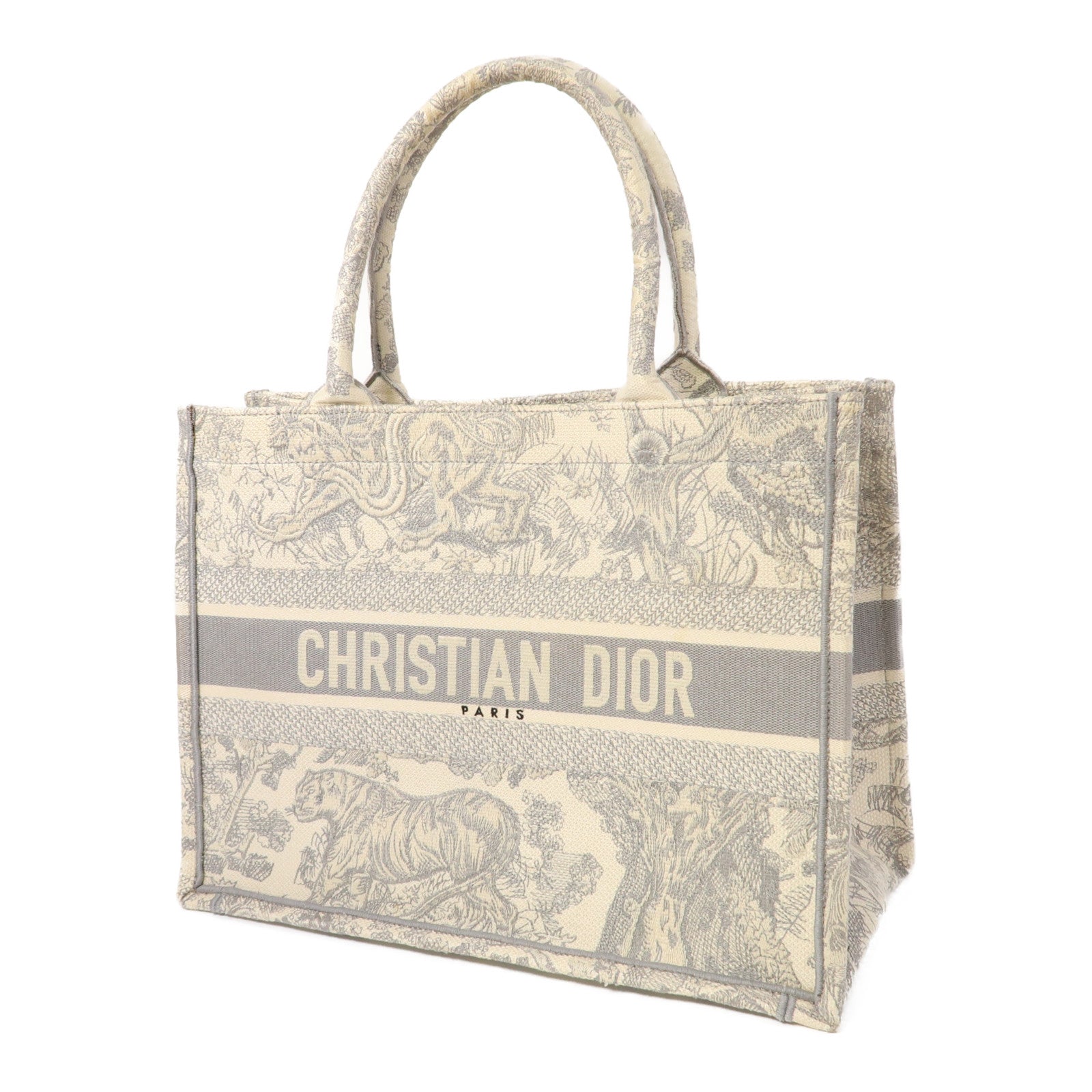 Dior 帆布Book Tote手挽袋灰色