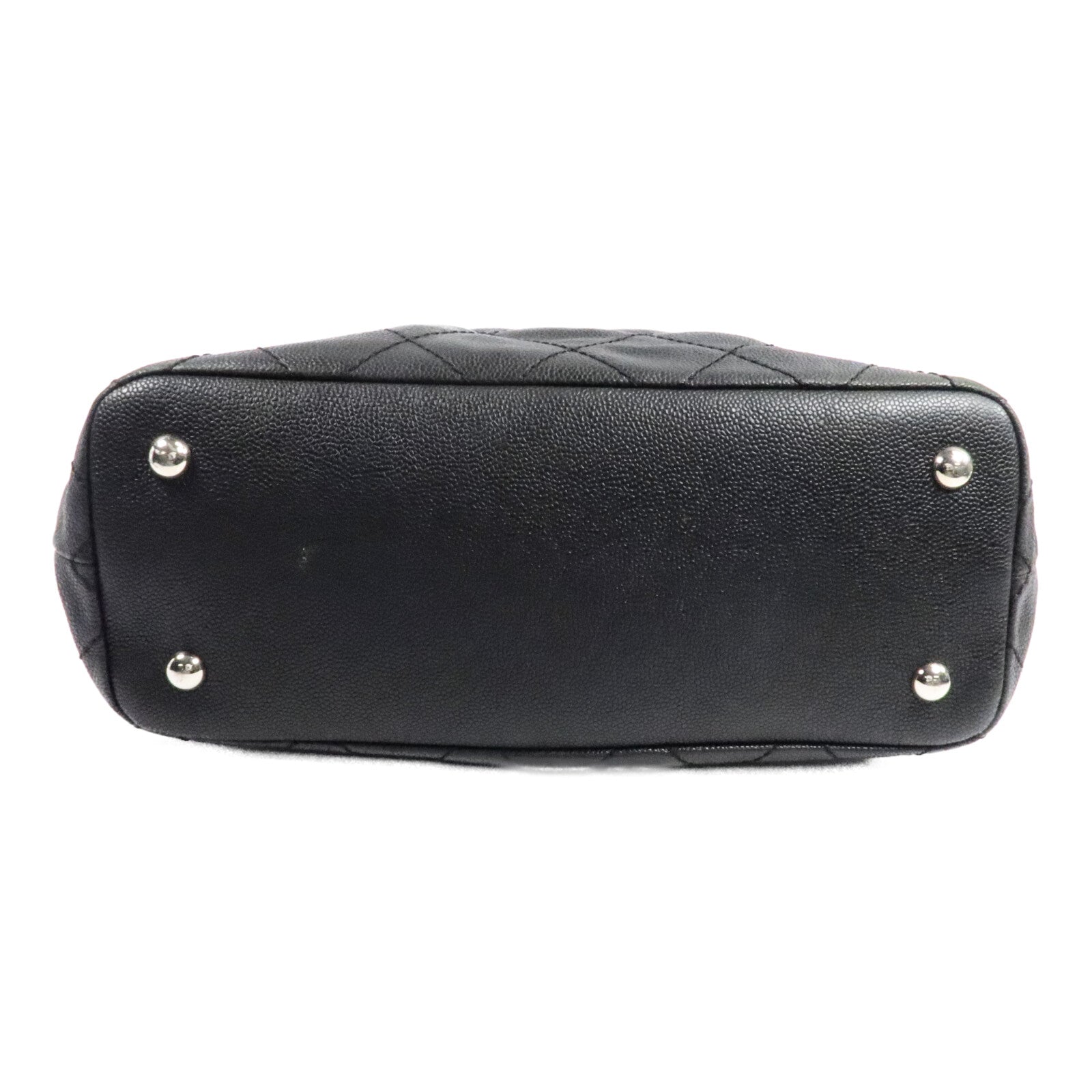 CHANEL 牛皮皮革Grand Shopping Tote鏈帶肩背袋