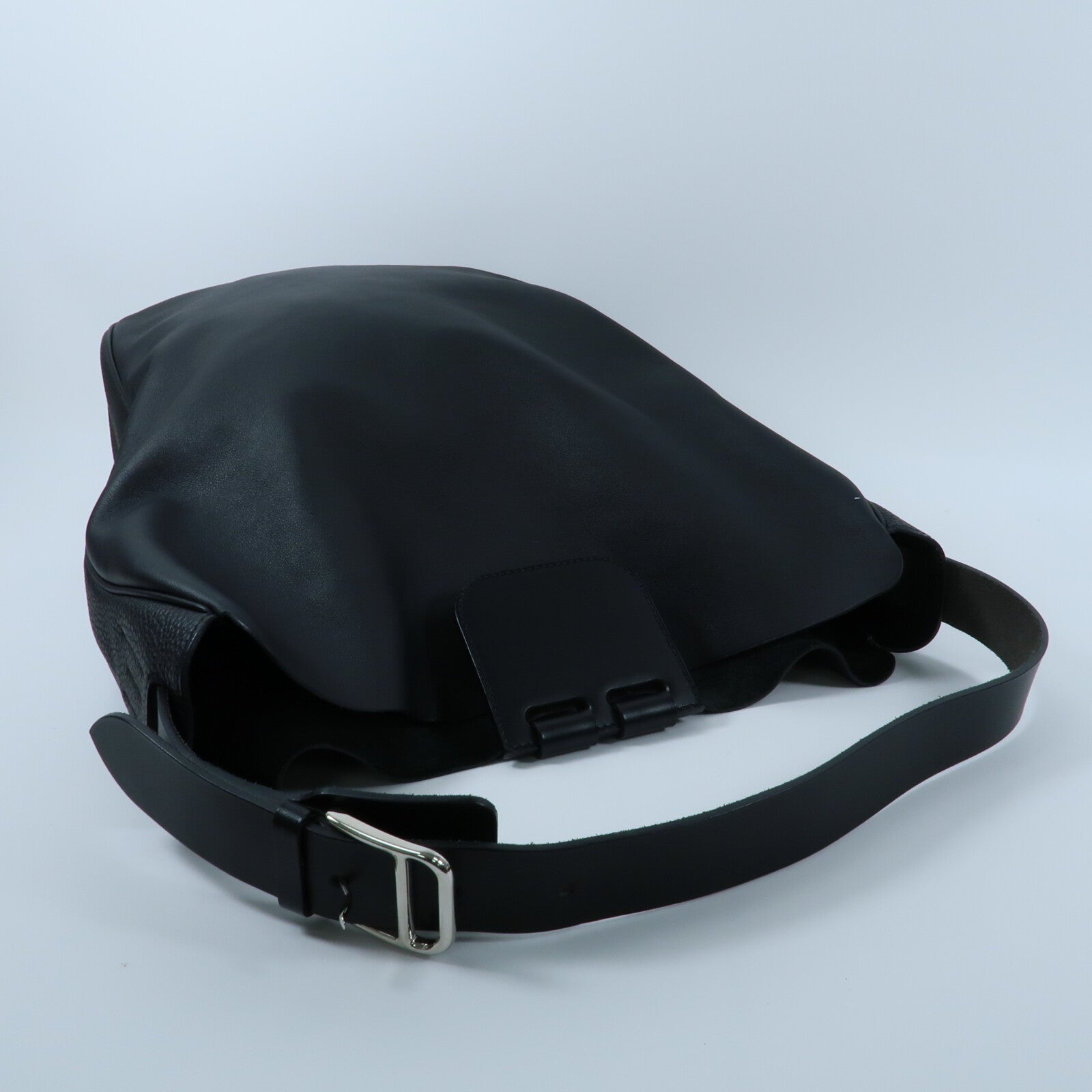 HERMES Swift皮革/Togo皮革Virevolte Bag手挽袋Noir
