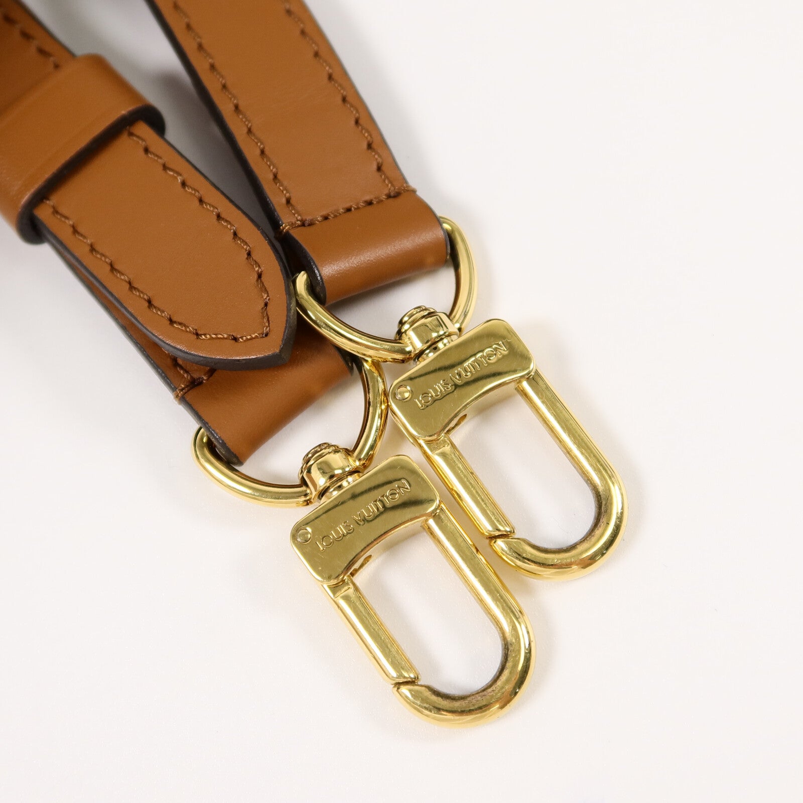 LOUIS VUITTON Monogram/牛皮皮革Fold Tote PM手挽肩背兩用袋