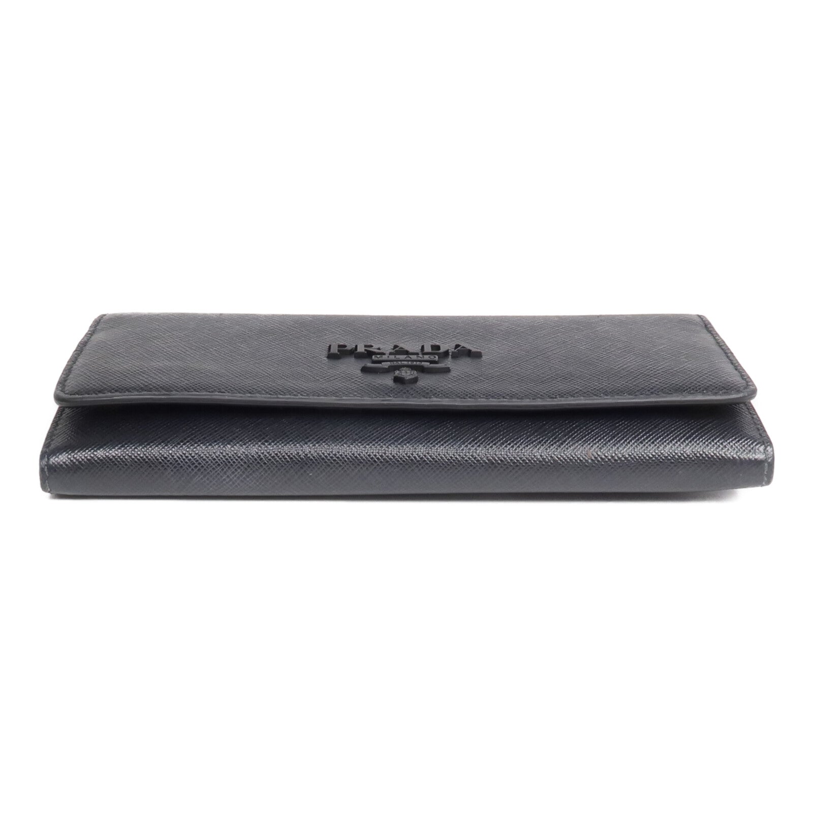 PRADA Saffiano皮革Long Wallet金扣長錢包