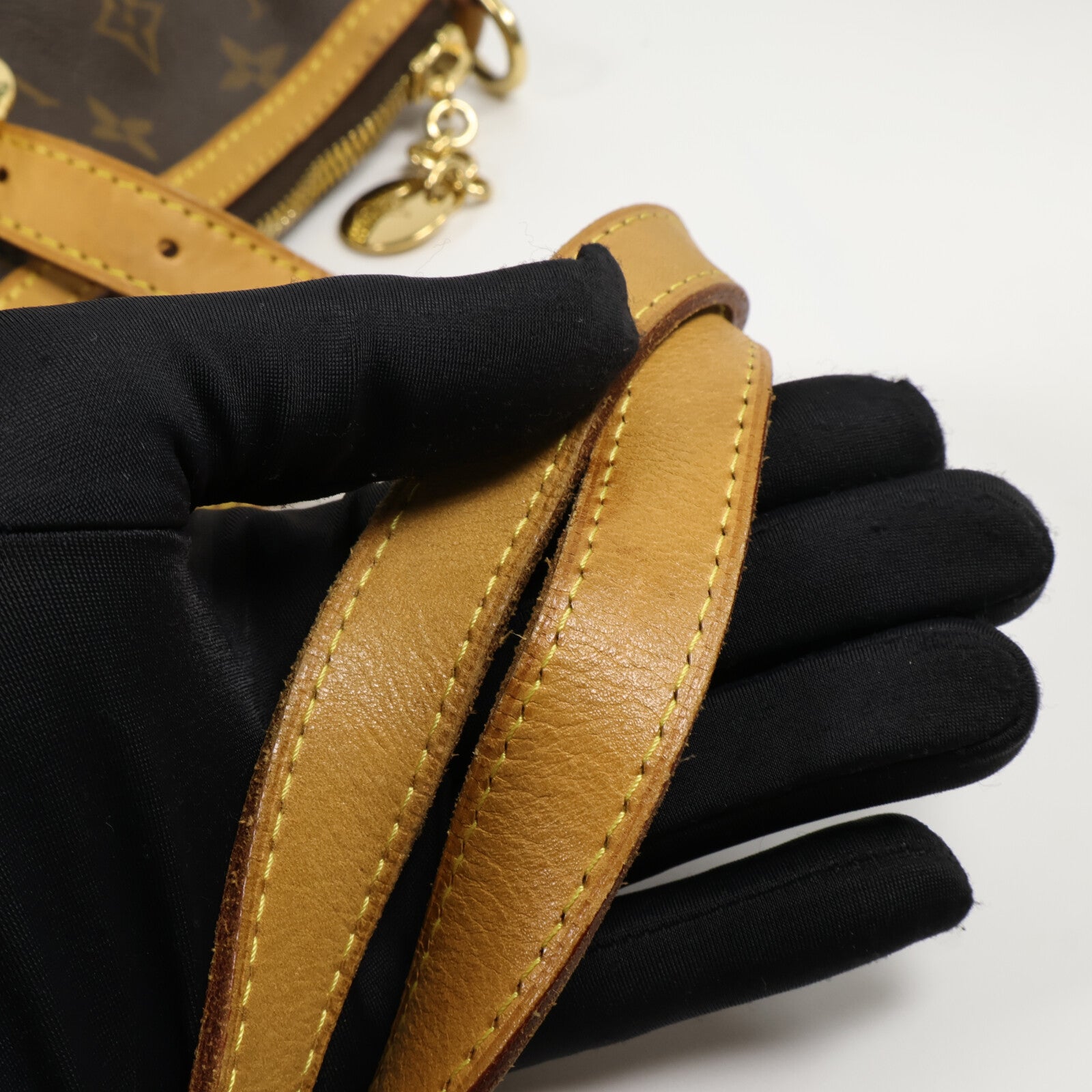 LOUIS VUITTON Monogram Palermo GM手挽肩背兩用袋棕色