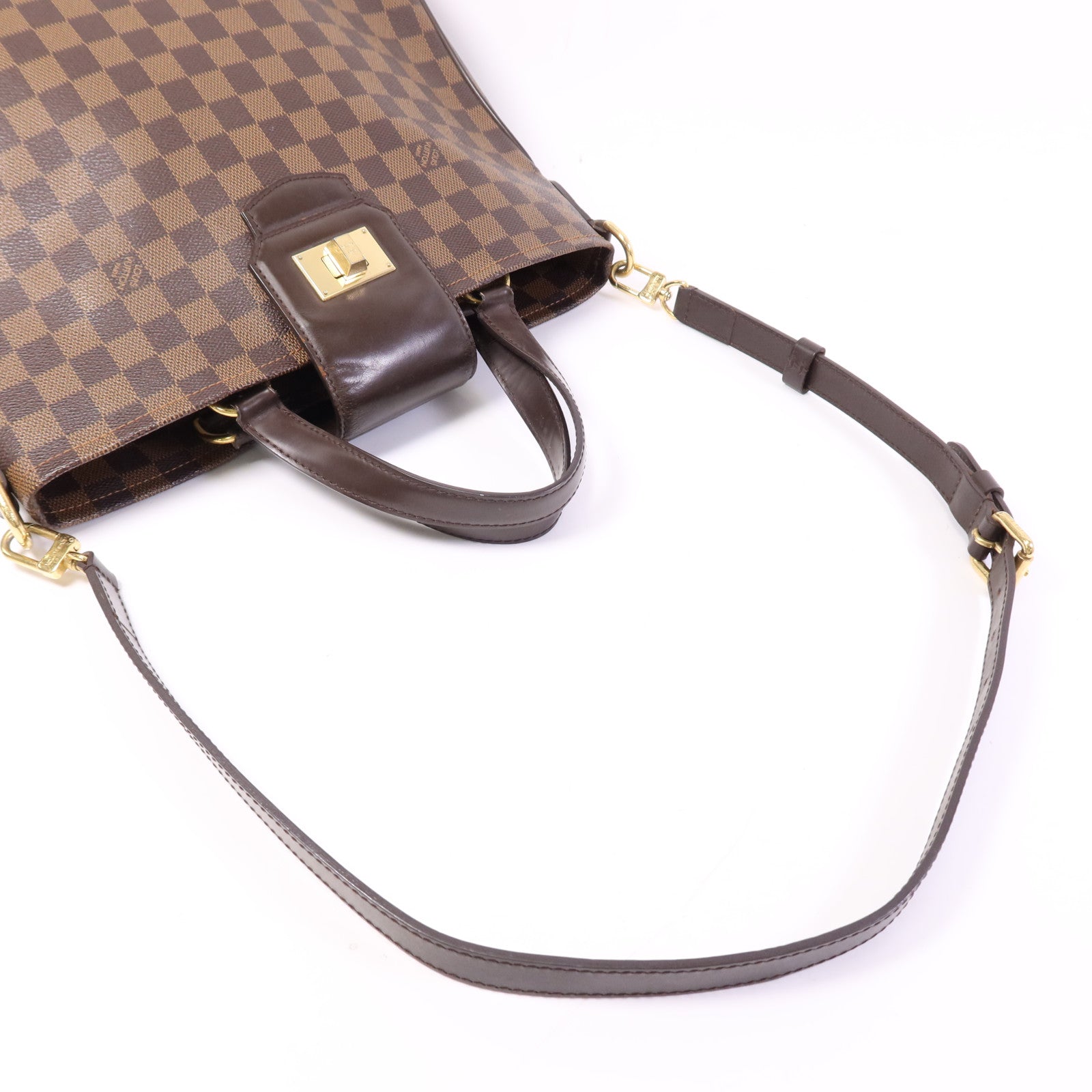 LOUIS VUITTON 【激減優惠】Damier Cabas Rosebery金扣手挽肩背兩用袋