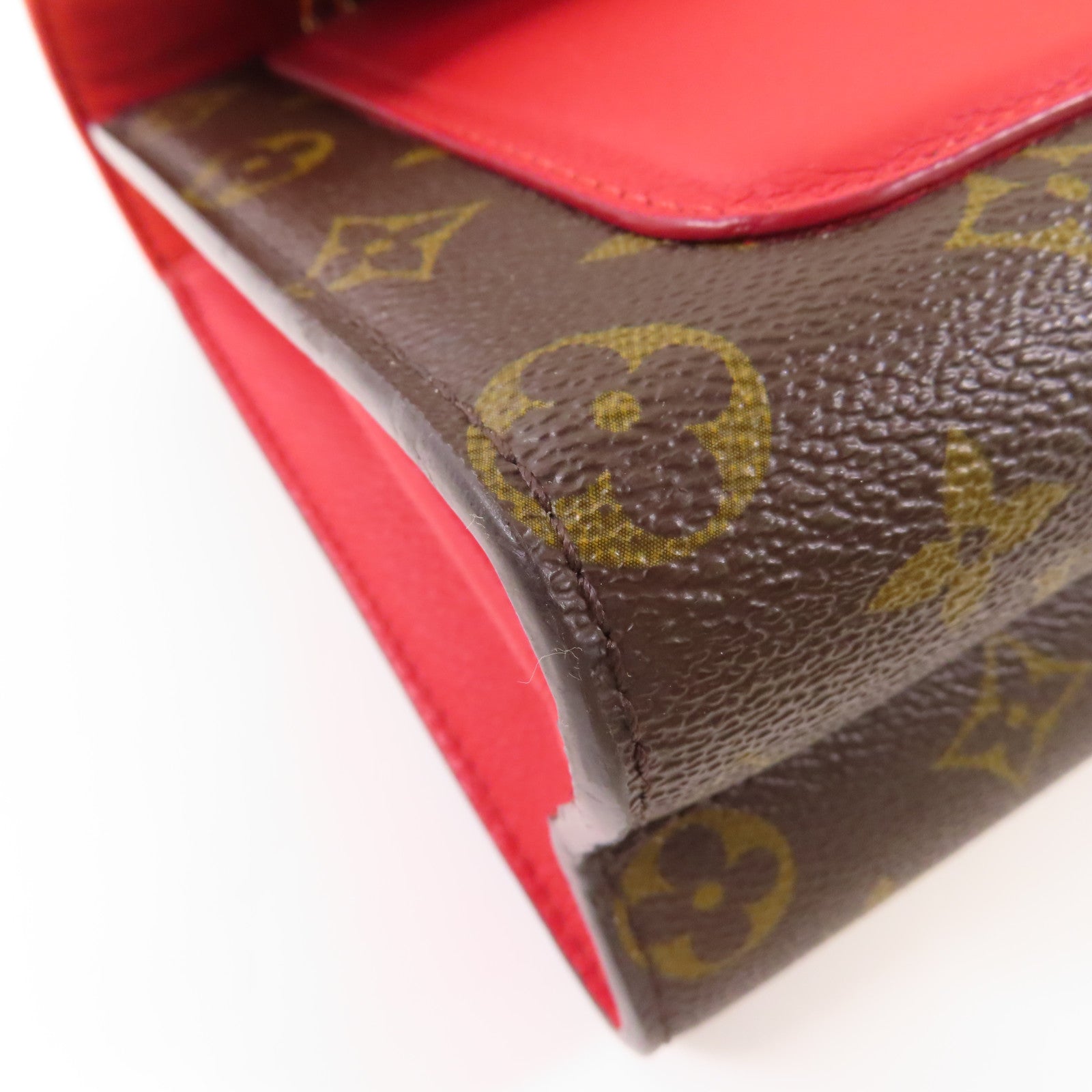 LOUIS VUITTON Monogram Victoire金扣鏈帶肩背袋