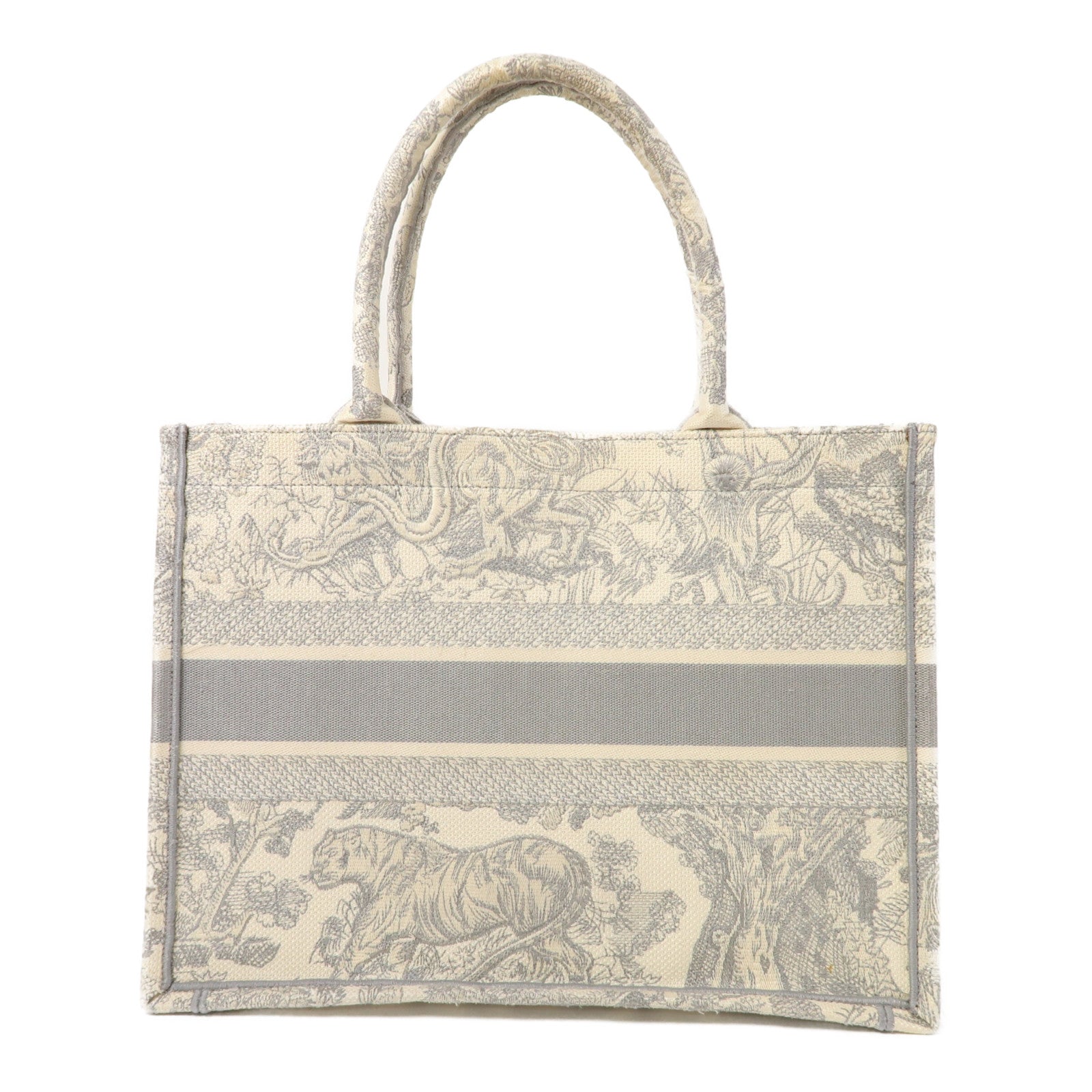 Dior 帆布Book Tote手挽袋灰色