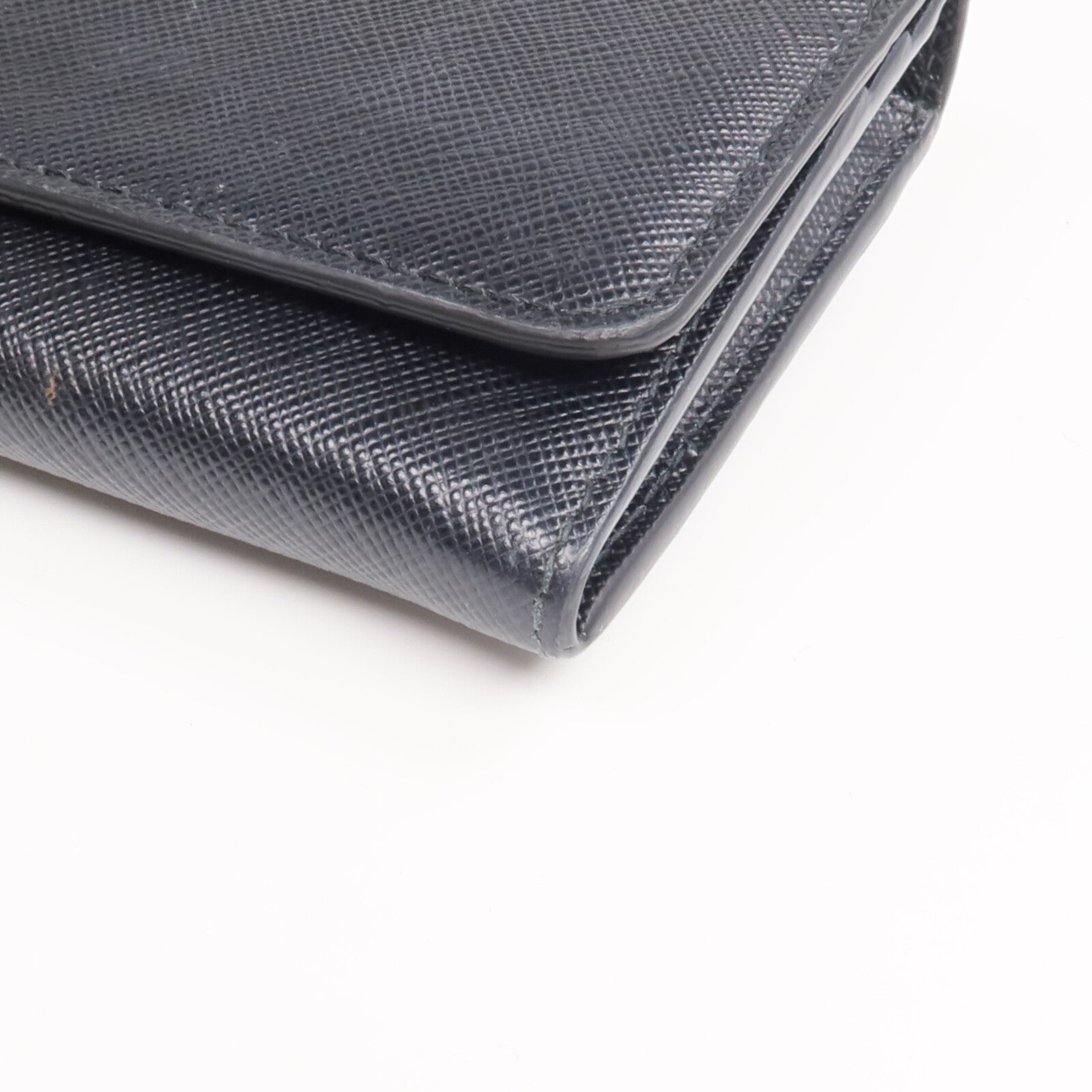 PRADA Saffiano皮革Long Wallet金扣長錢包