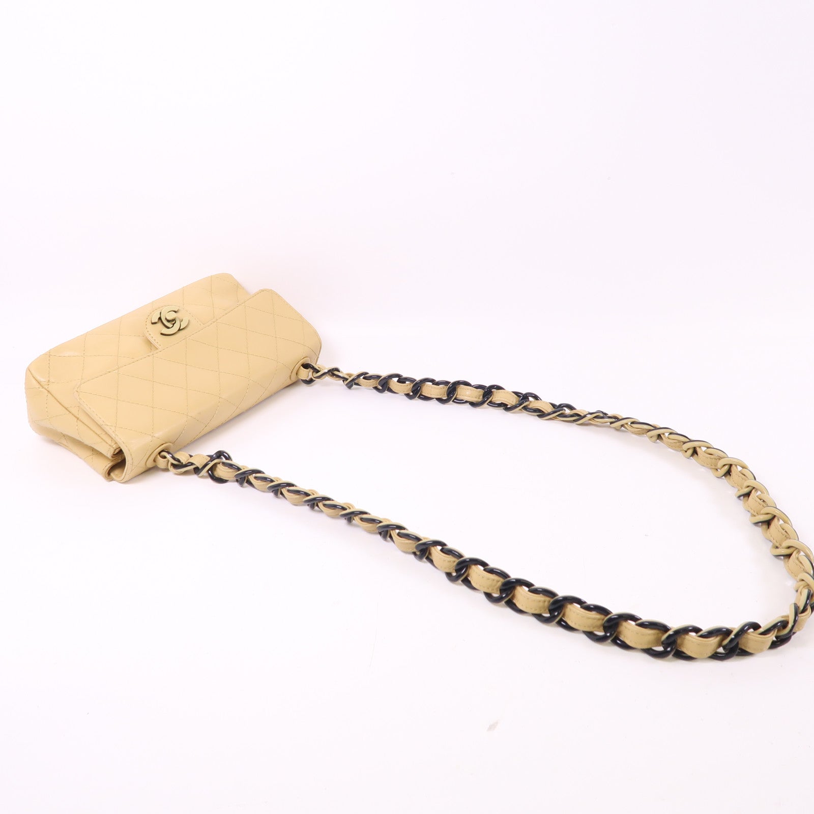 CHANEL 羊皮皮革Chain Shoulder鏈帶肩背袋