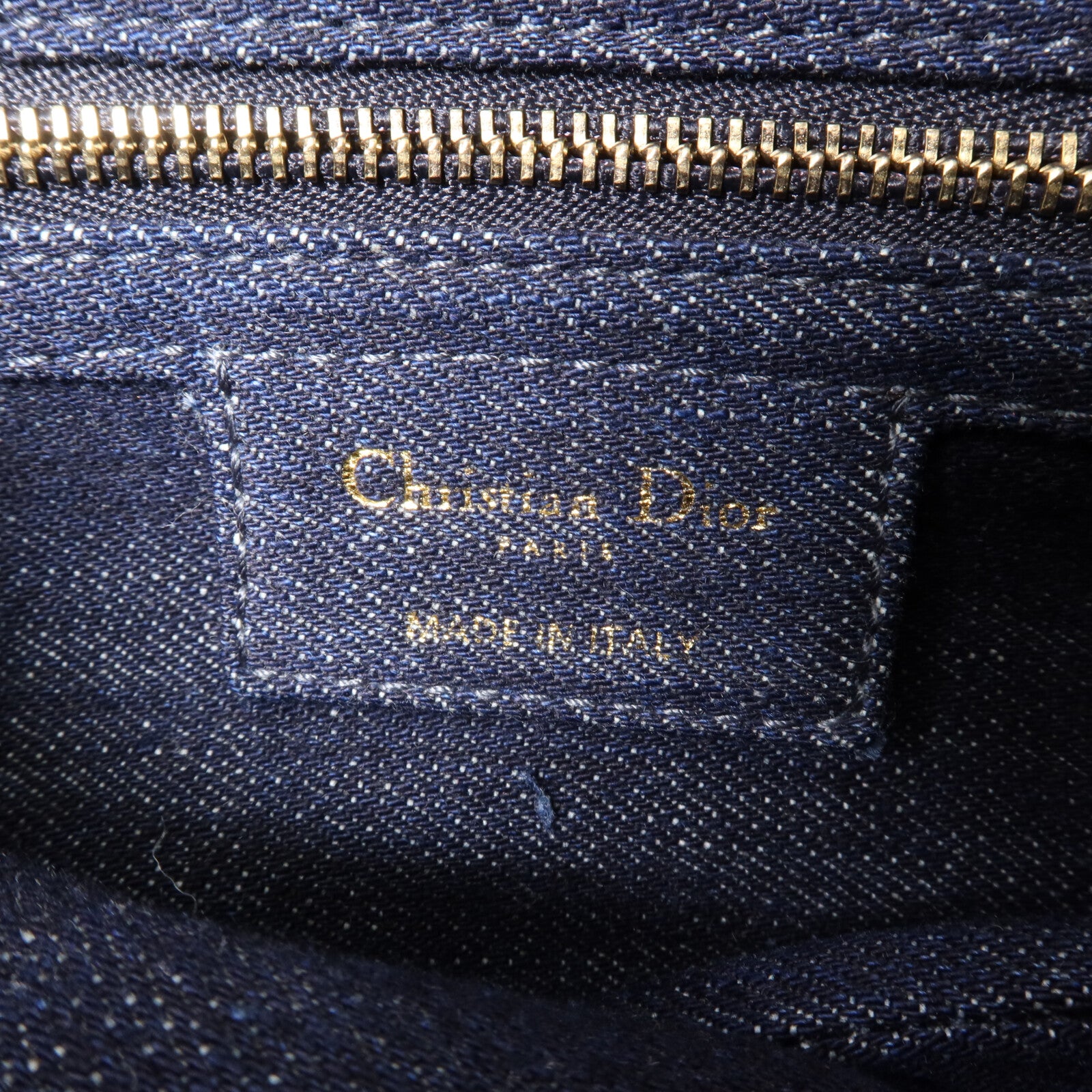 Dior 牛仔布Saddle手挽肩背兩用袋