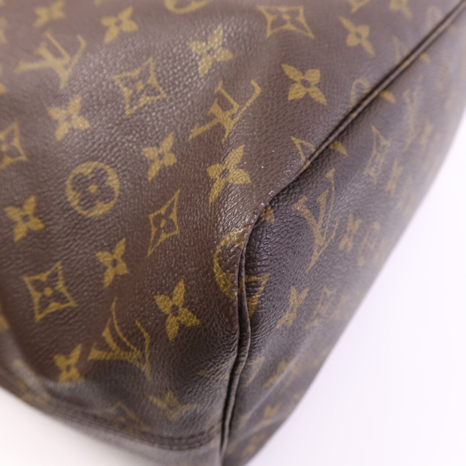 LOUIS VUITTON Monogram Neverfull GM金扣手挽袋