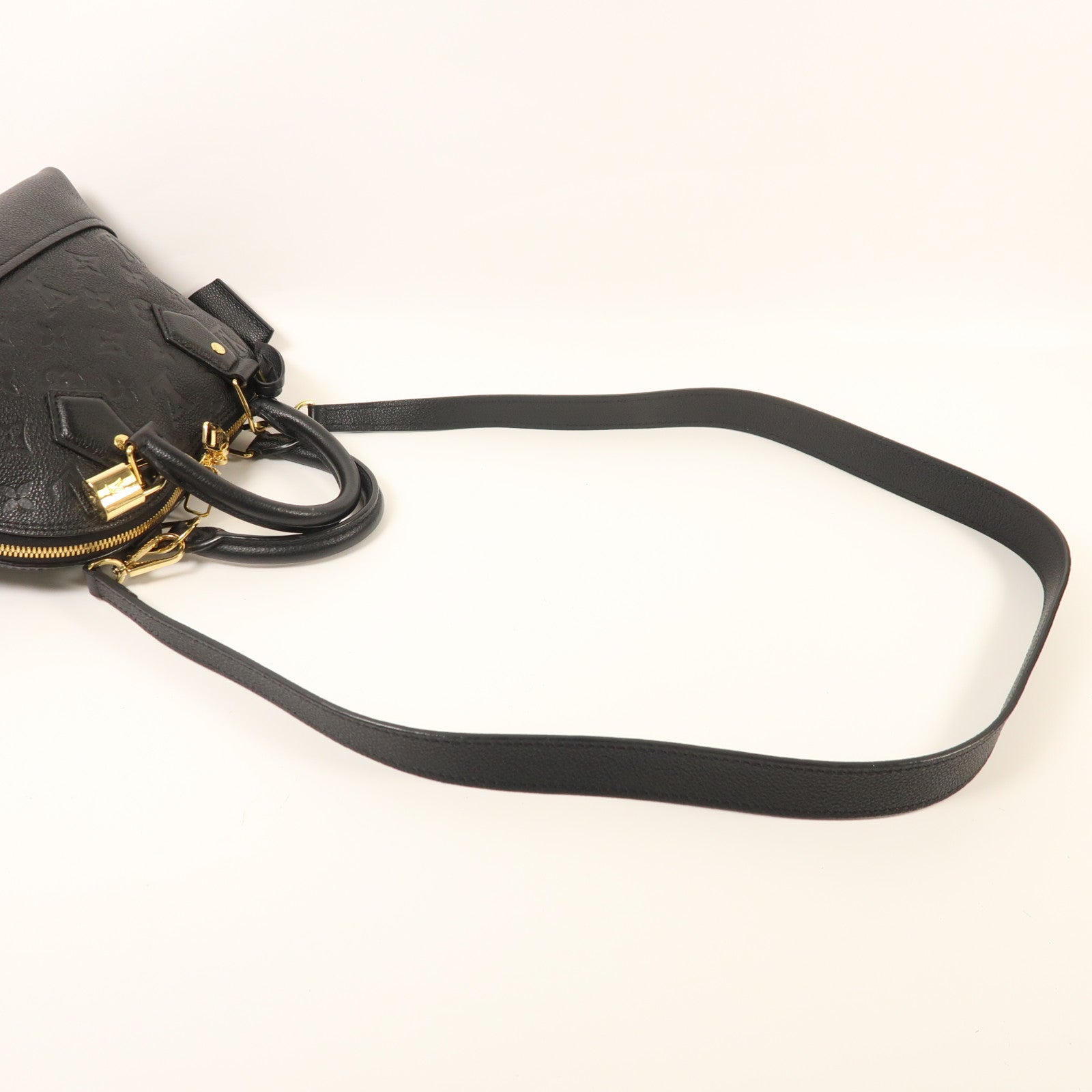 LOUIS VUITTON Monogram Empreinte Neo Alma BB金扣手挽肩背兩用袋