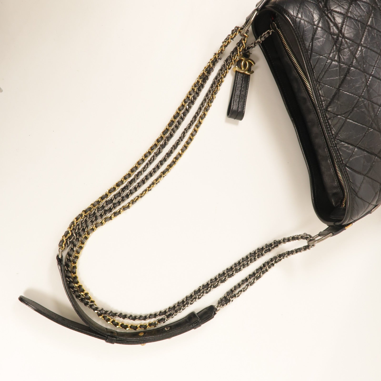 CHANEL 牛皮皮革Gabrielle bag肩背袋