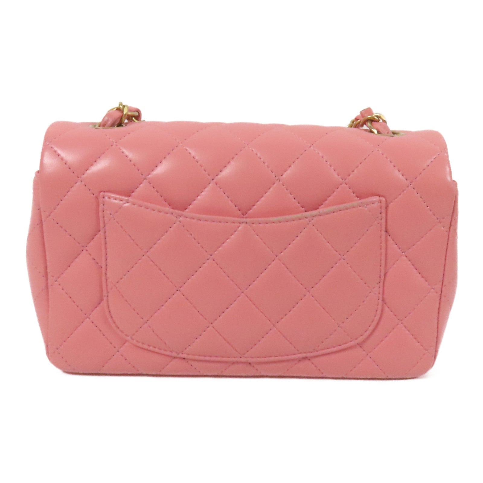 CHANEL 羊皮皮革Classic 20金扣鏈帶肩背袋