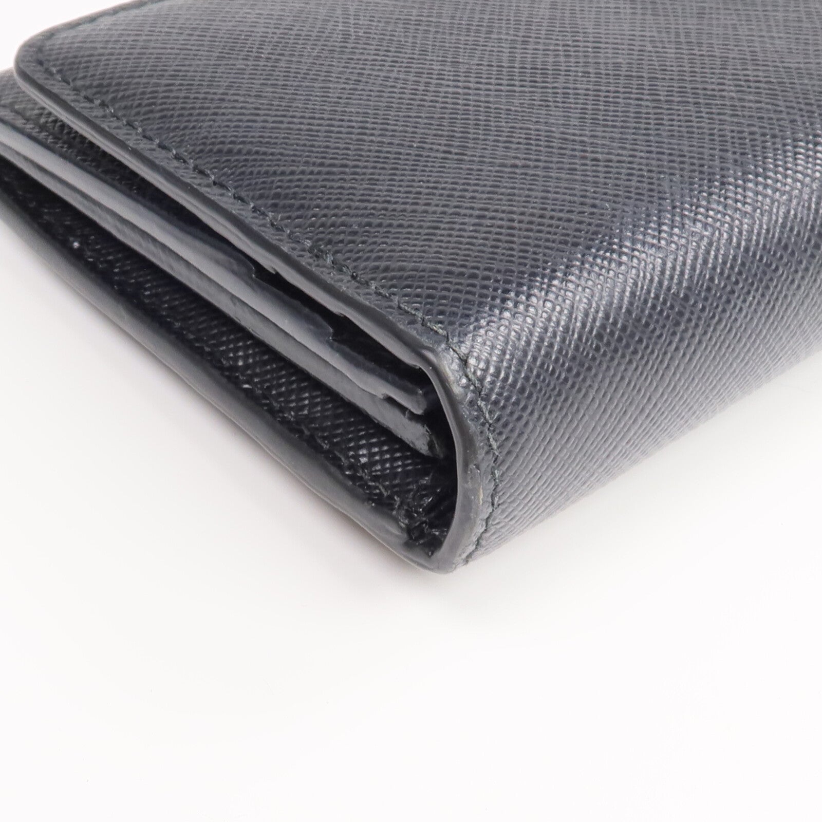 PRADA Saffiano皮革Long Wallet金扣長錢包