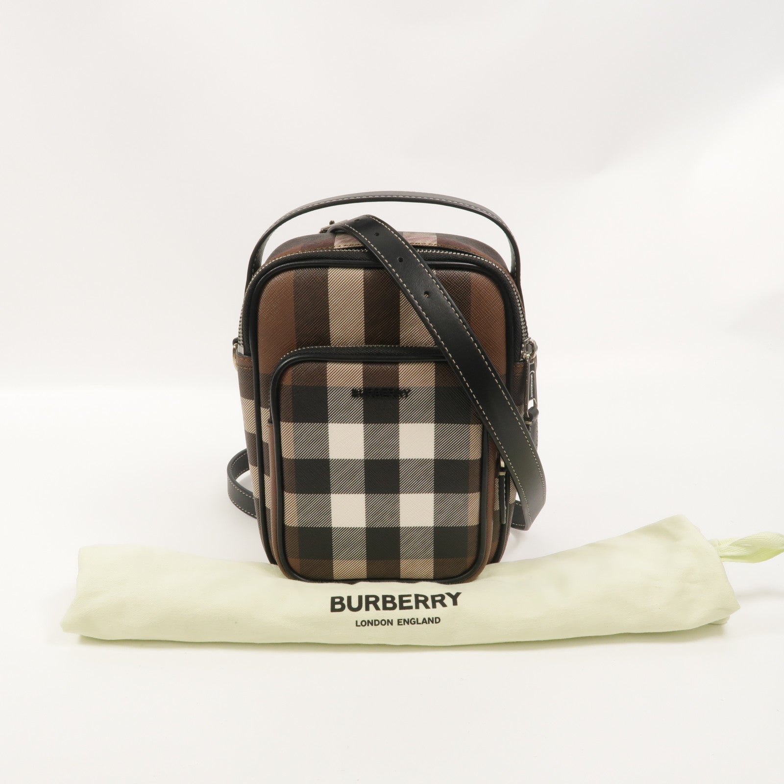 BURBERRY 塗層帆布2 Way Shoulder手挽肩背兩用袋
