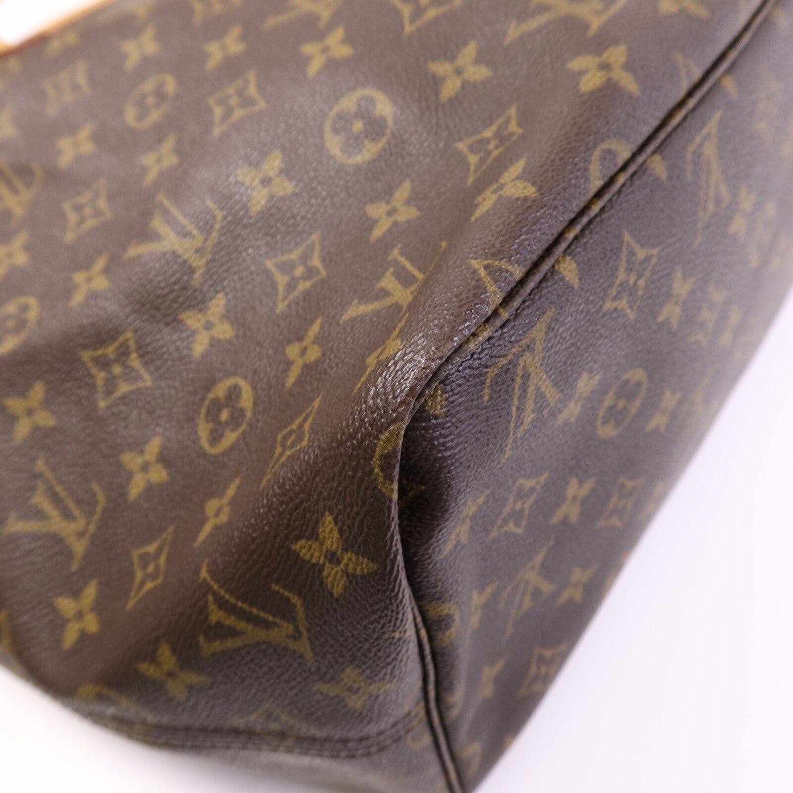 LOUIS VUITTON Monogram Neverfull GM金扣手挽袋