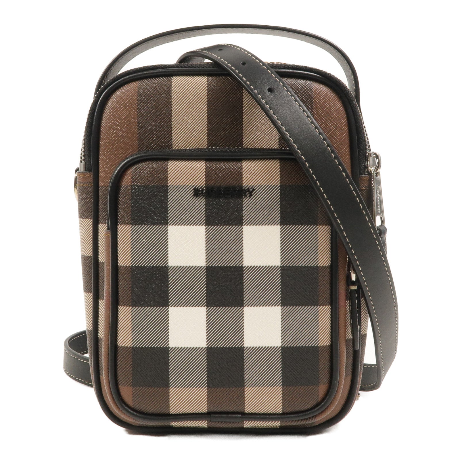BURBERRY 塗層帆布2 Way Shoulder手挽肩背兩用袋