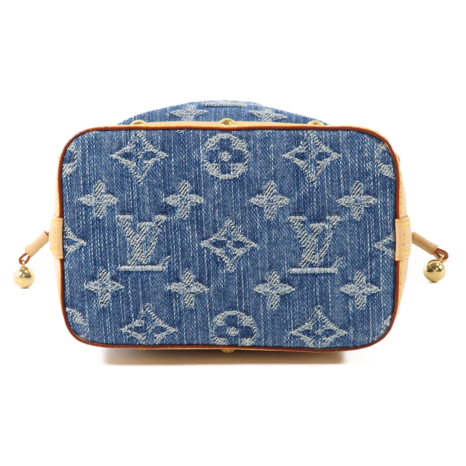 LOUIS VUITTON Monogram Denim Nano Noe手挽肩背兩用袋