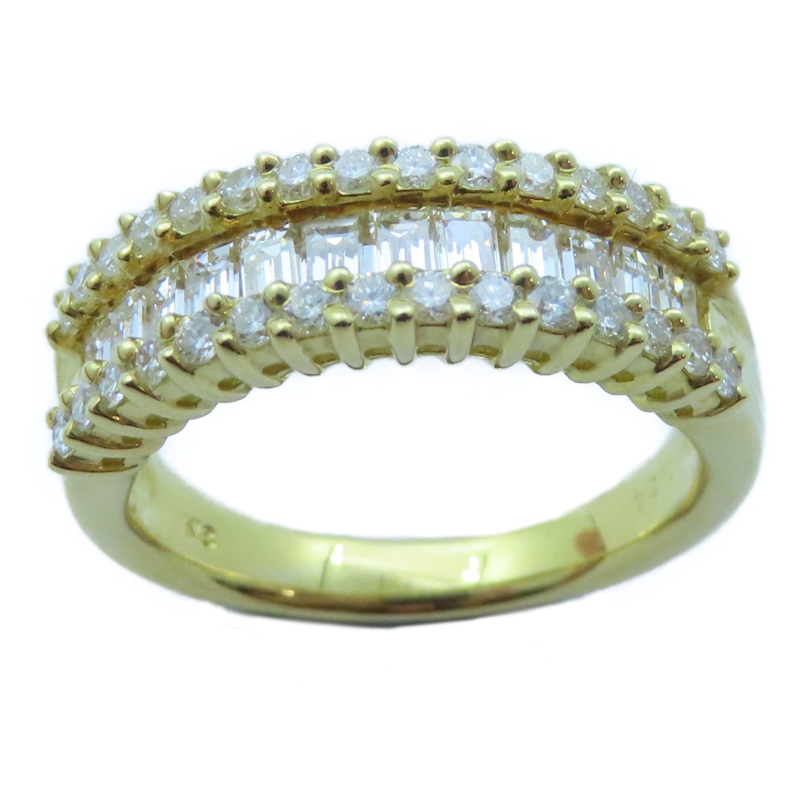 JEWELRY 【激減優惠】18K黃金Diamond Ring 1.04ct鑽石戒指US#5.75