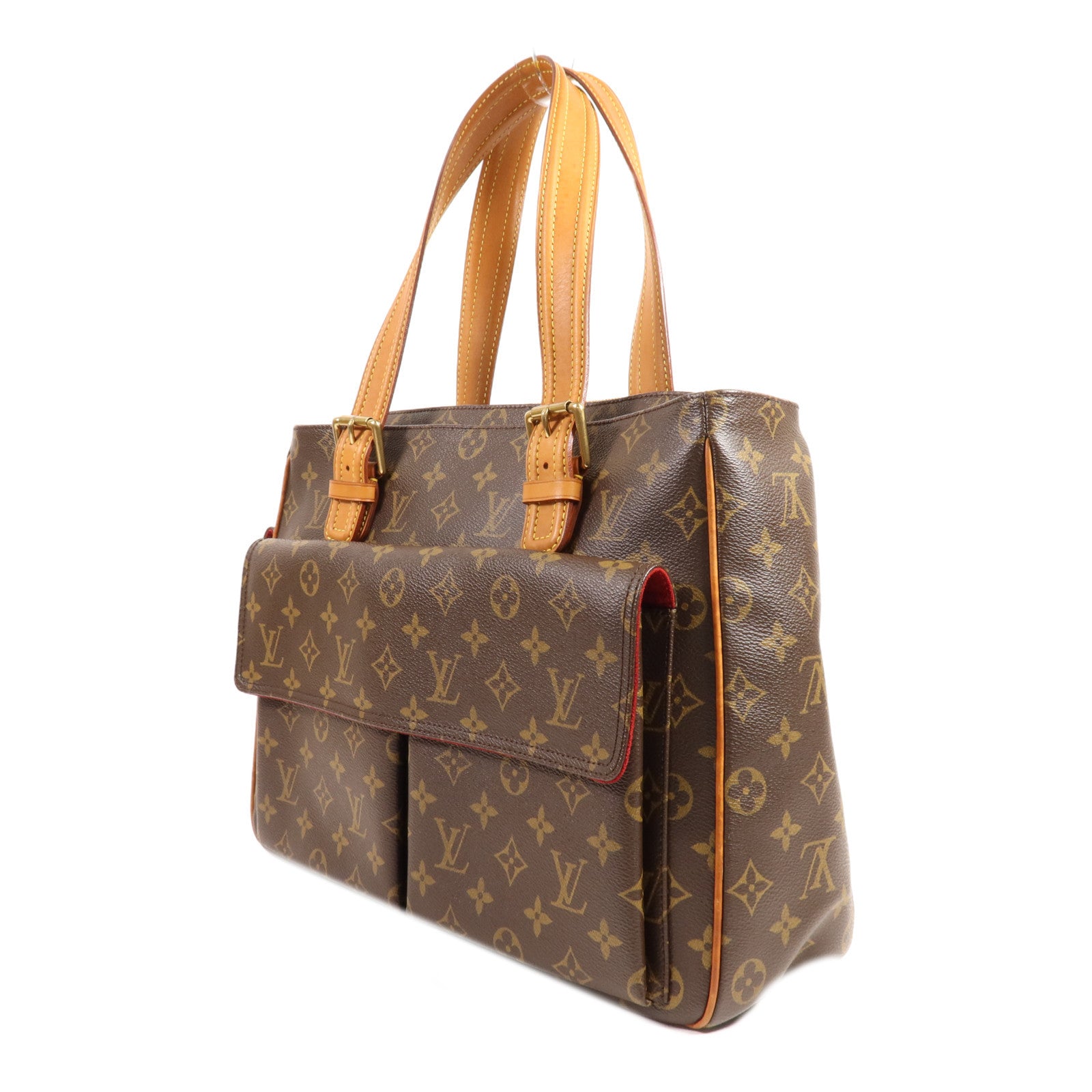 LOUIS VUITTON Monogram Multipli Cite金扣肩背袋