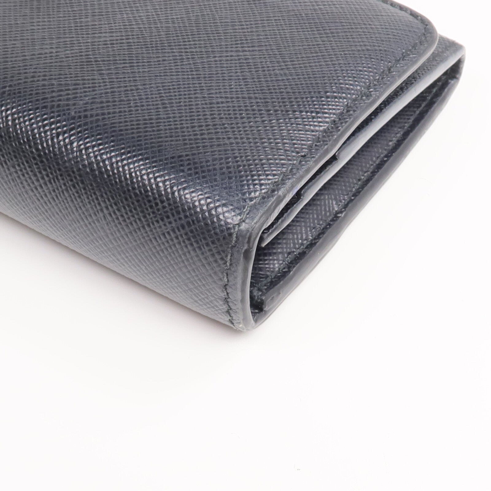 PRADA Saffiano皮革Long Wallet金扣長錢包