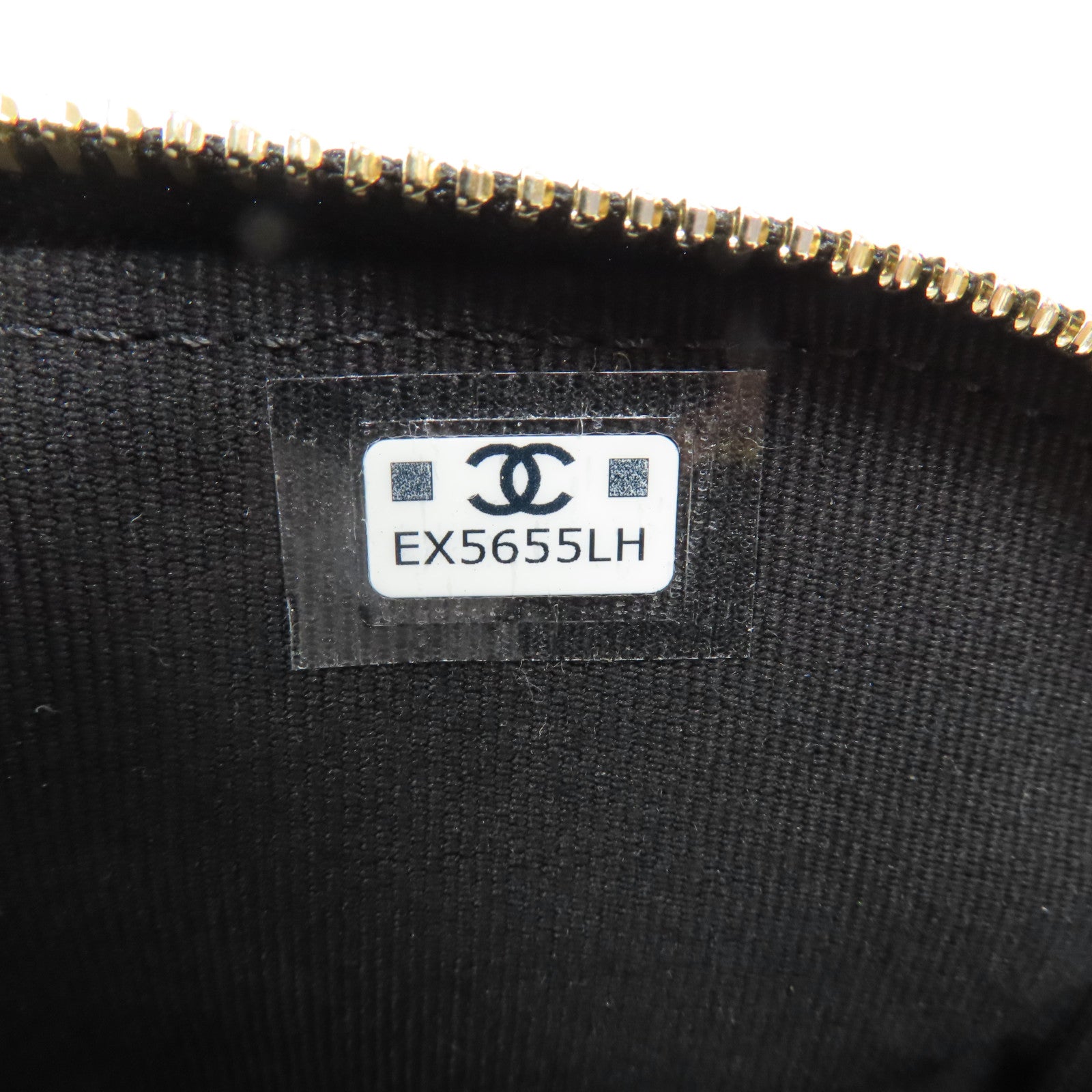 CHANEL 菱格Caviar皮革2 Way Chain Shoulder金扣鏈帶手挽肩背兩用袋黑色