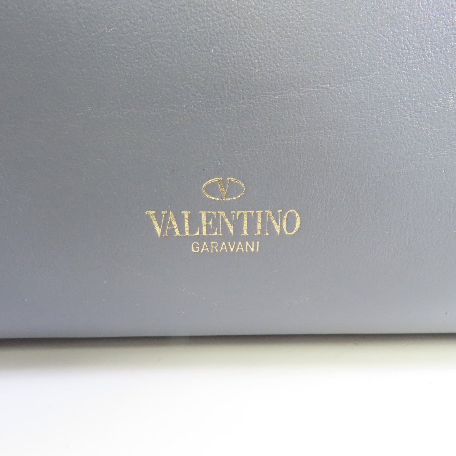 Valentino 【激減優惠】牛皮皮革Rockstud 2way Tote Bag金扣手挽肩背兩用袋灰色