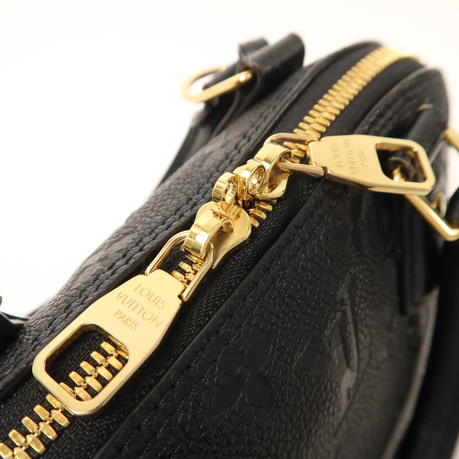LOUIS VUITTON Monogram Empreinte Neo Alma BB金扣手挽肩背兩用袋