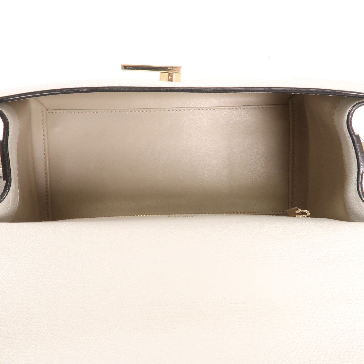 SELECTION 牛皮皮革Vakexlra Inside Top Handle金扣手挽肩背兩用袋