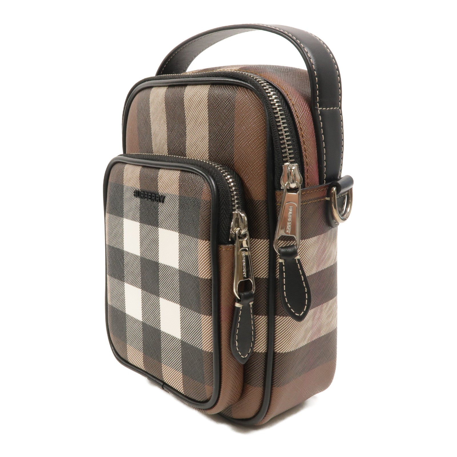 BURBERRY 塗層帆布2 Way Shoulder手挽肩背兩用袋