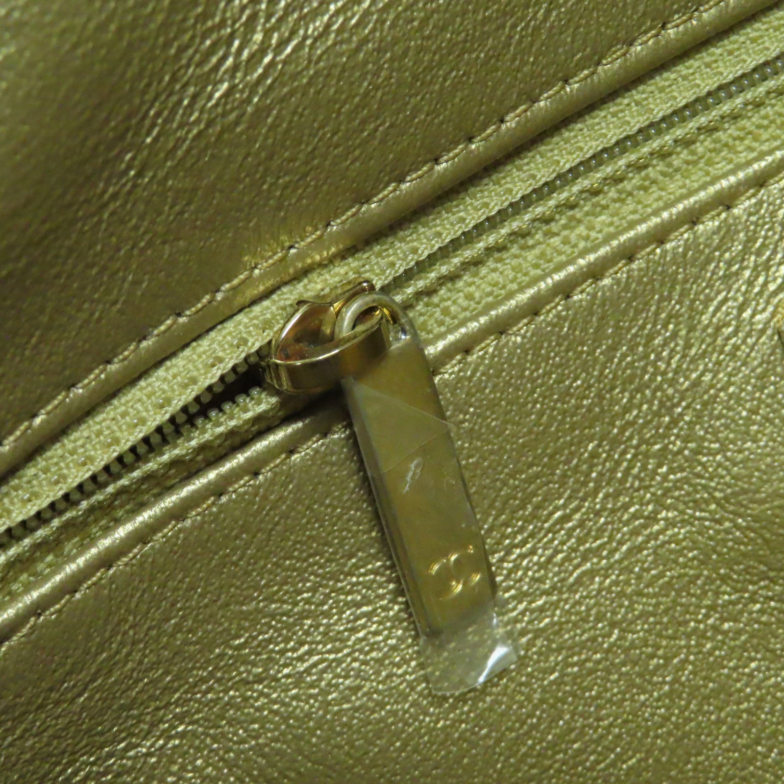 CHANEL 菱格羊皮皮革Waist Bag金扣鏈帶腰包黑色