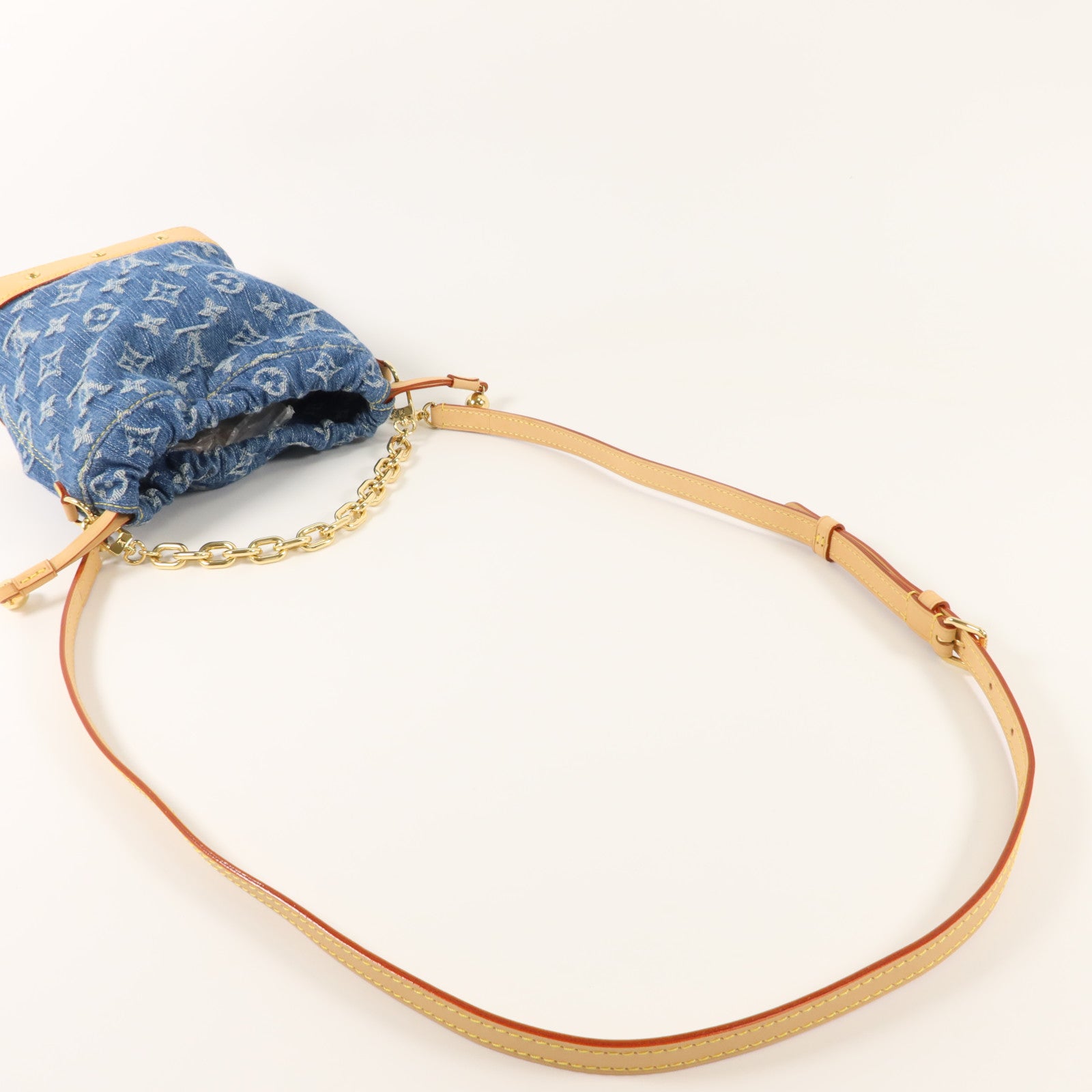 LOUIS VUITTON Monogram Denim Nano Noe手挽肩背兩用袋