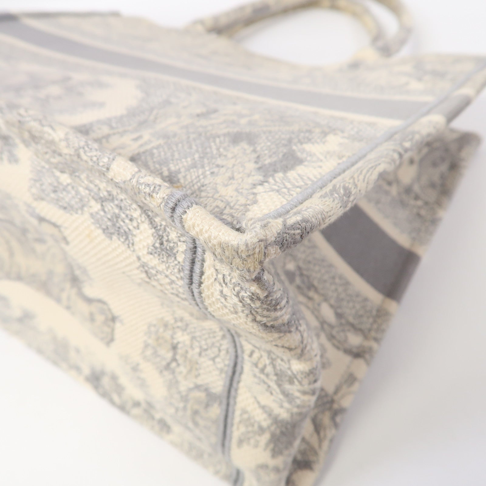 Dior 帆布Book Tote手挽袋灰色