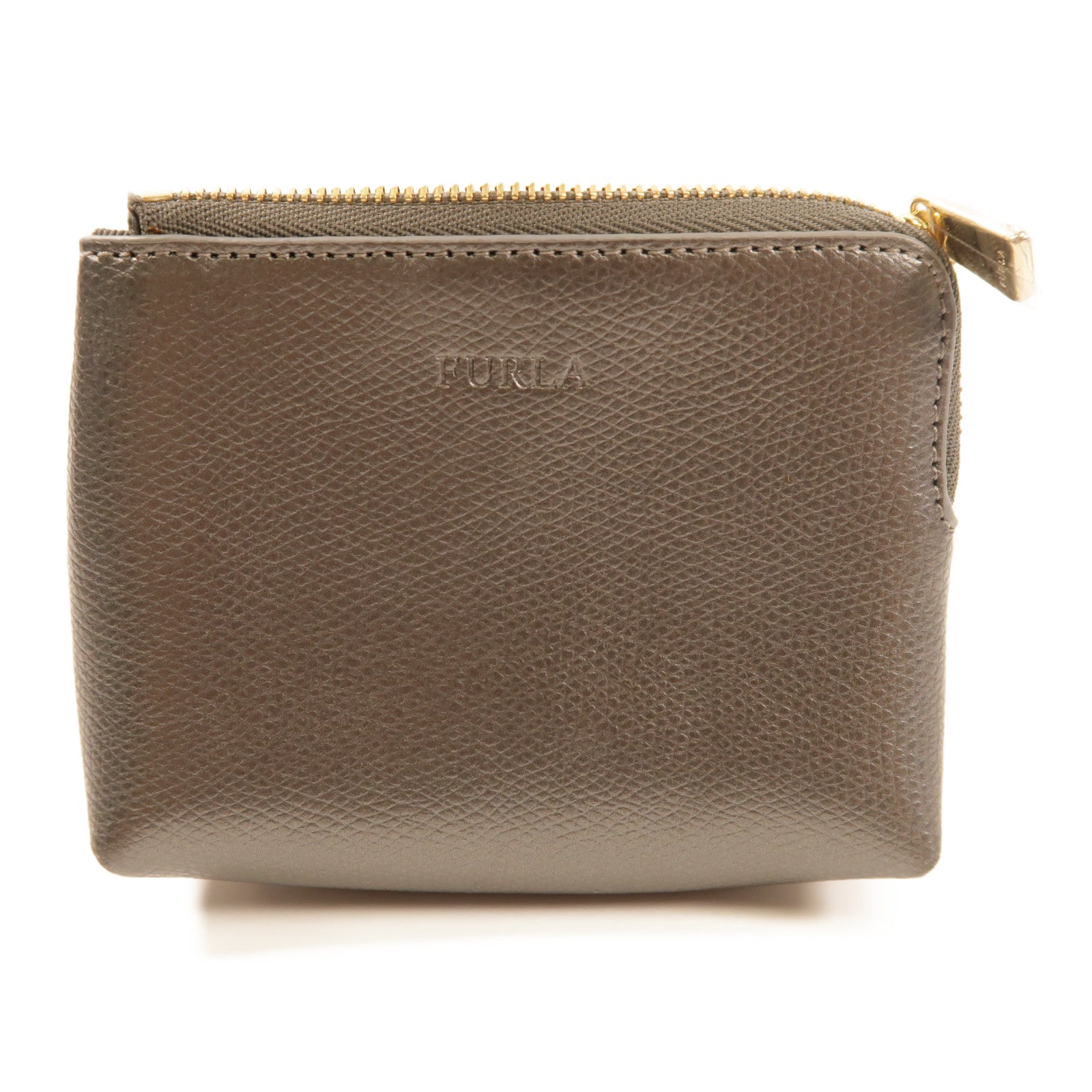 Furla 牛皮皮革Coin Case零錢包