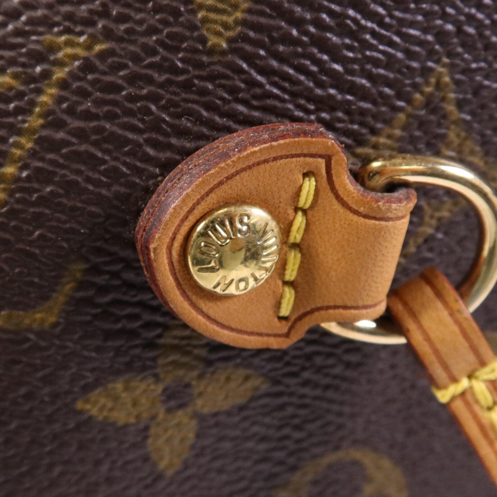 LOUIS VUITTON Monogram Neverfull GM金扣手挽袋