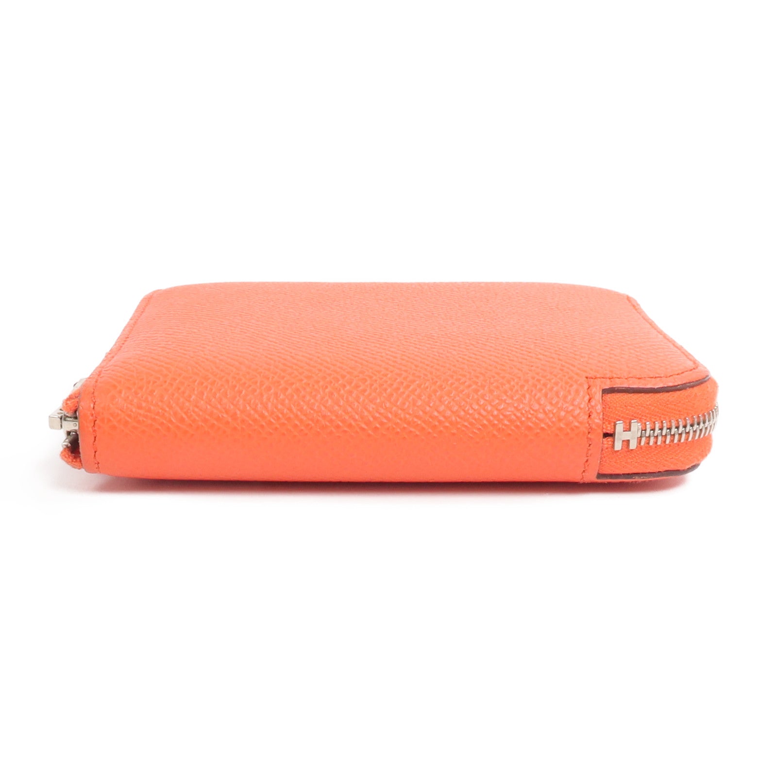 HERMES Epsom皮革Silk'In Compact Wallet錢包Capucine