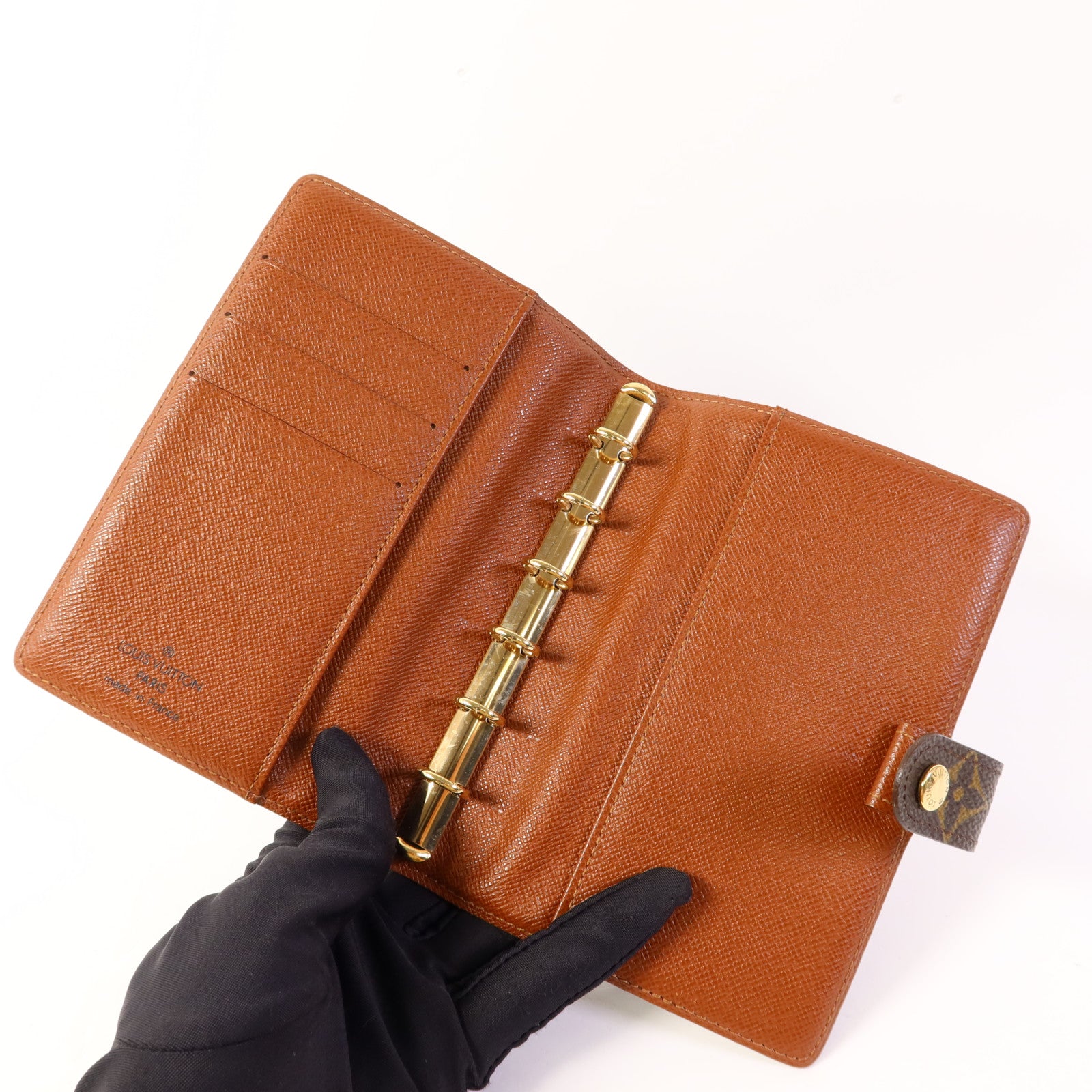 LOUIS VUITTON Monogram Agenda PM金扣記事本封套