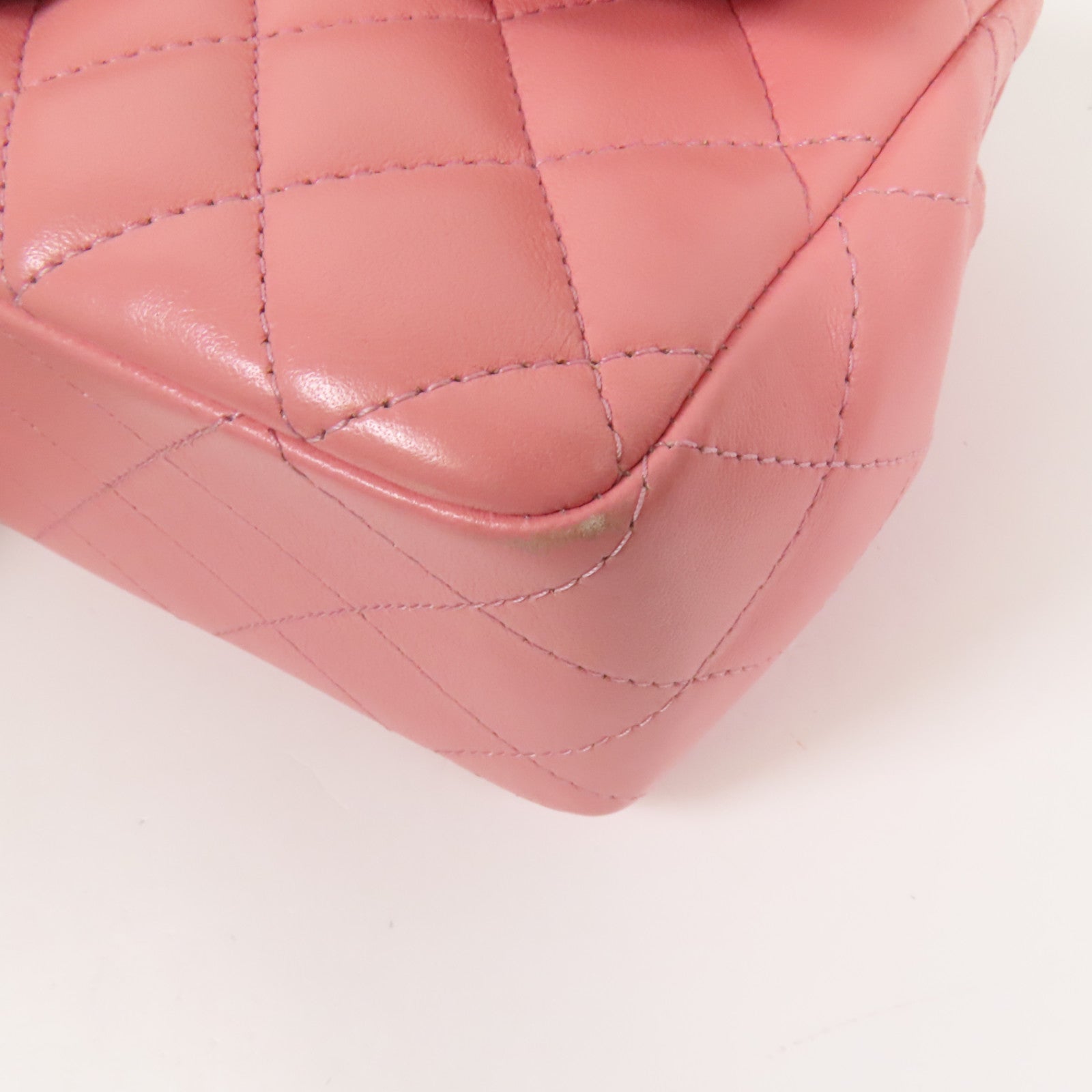 CHANEL 羊皮皮革Classic 20金扣鏈帶肩背袋