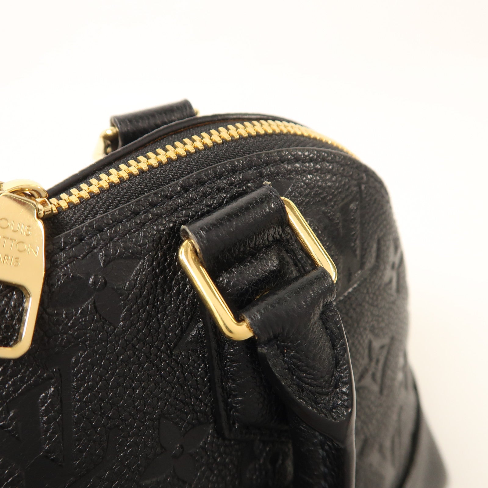 LOUIS VUITTON Monogram Empreinte Neo Alma BB金扣手挽肩背兩用袋