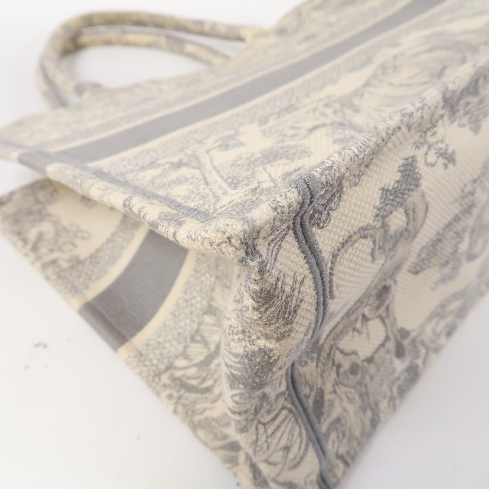Dior 帆布Book Tote手挽袋灰色
