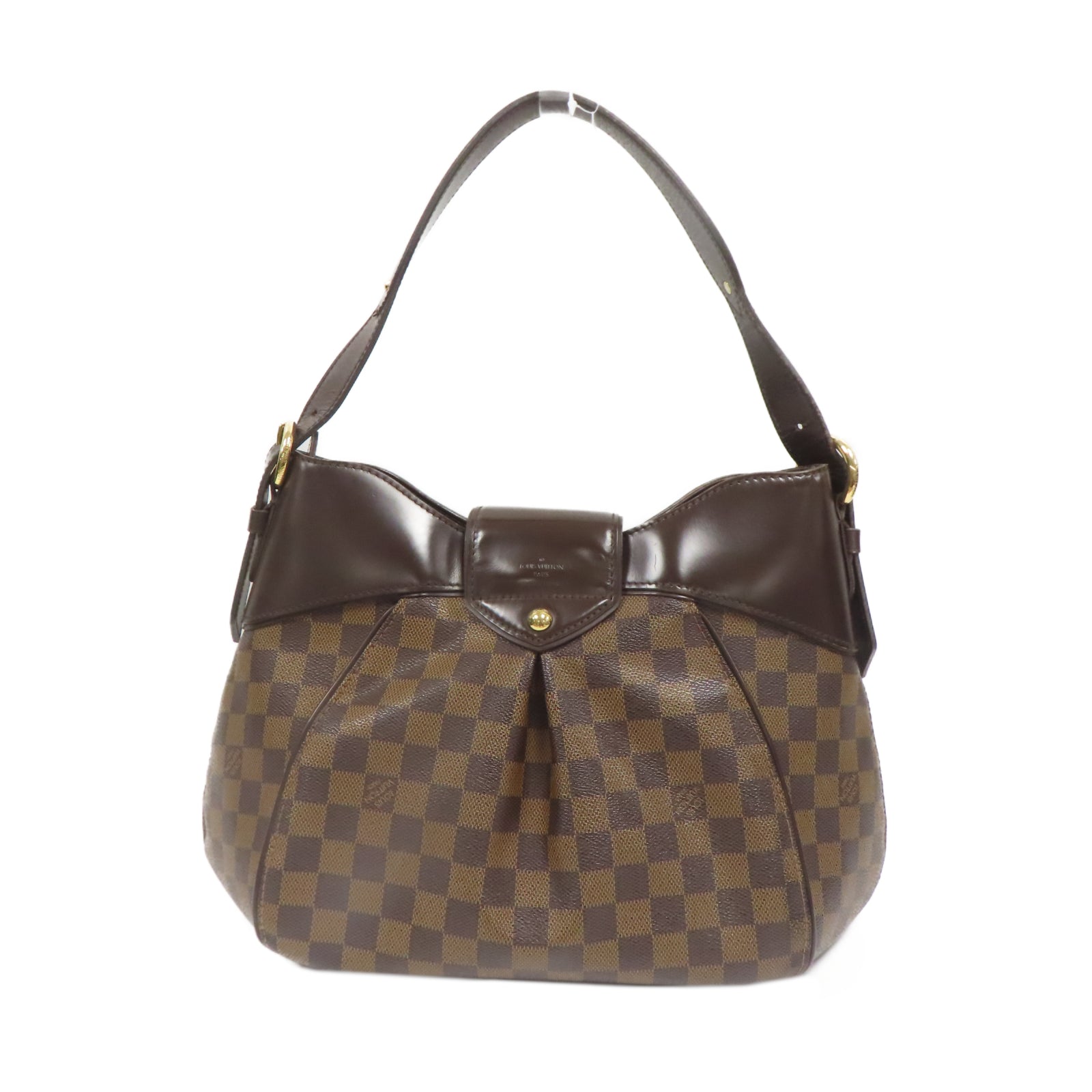 LOUIS VUITTON **【激減優惠】Damier Sistina PM金扣手挽袋啡色