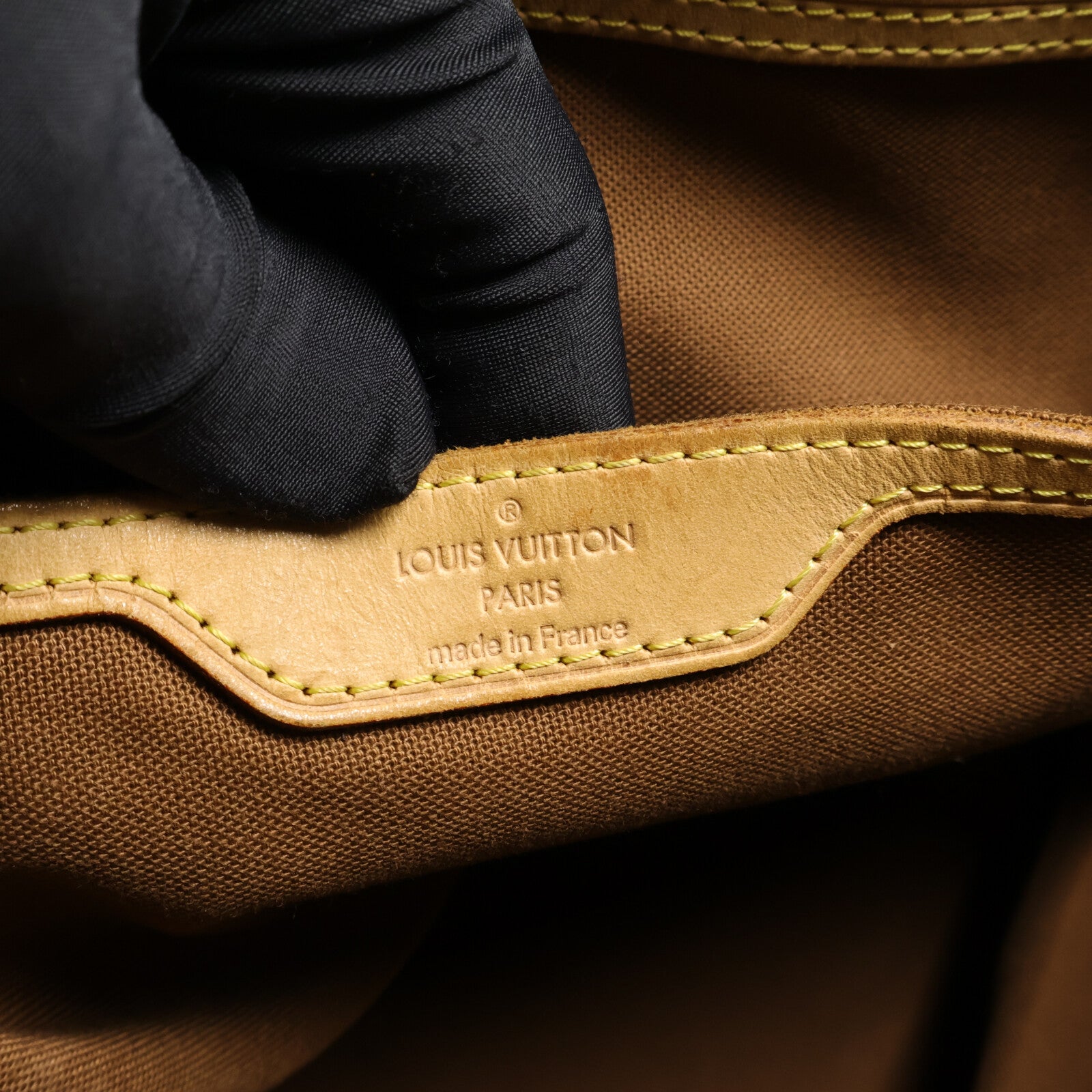 LOUIS VUITTON Monogram Palermo GM手挽肩背兩用袋棕色