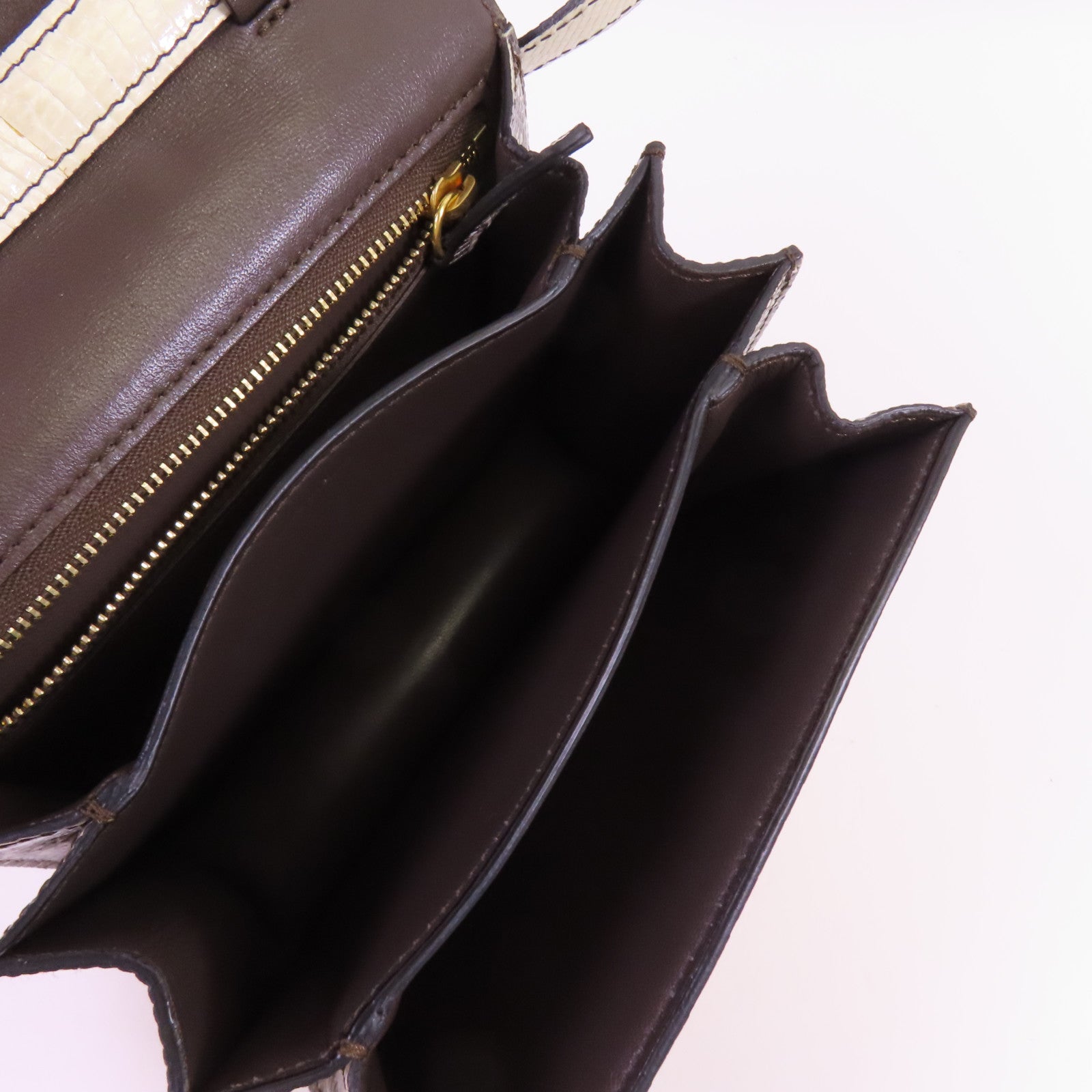 CELINE 【激減優惠】蜥蝪皮革Mini Classic Box金扣肩背袋