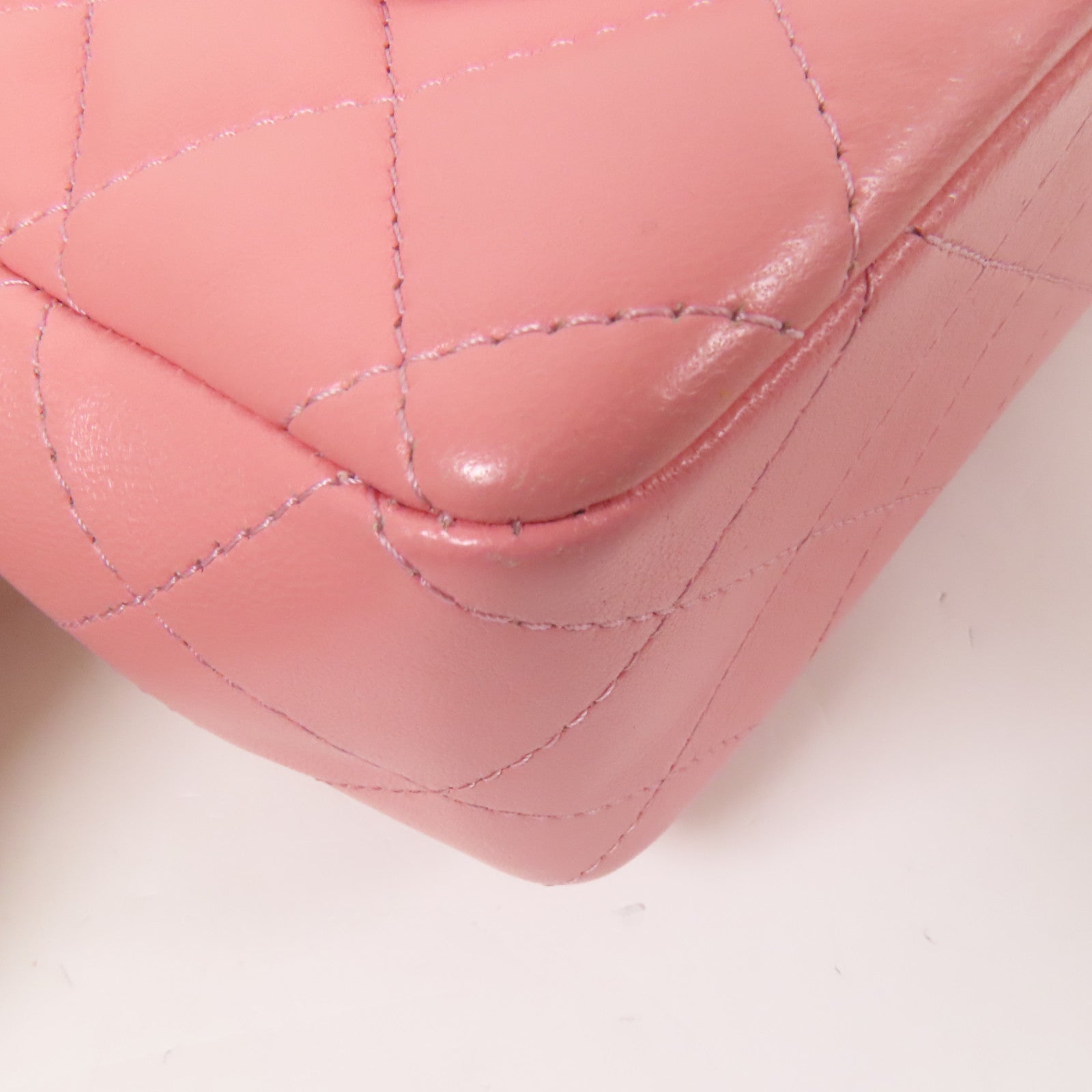 CHANEL 羊皮皮革Classic 20金扣鏈帶肩背袋