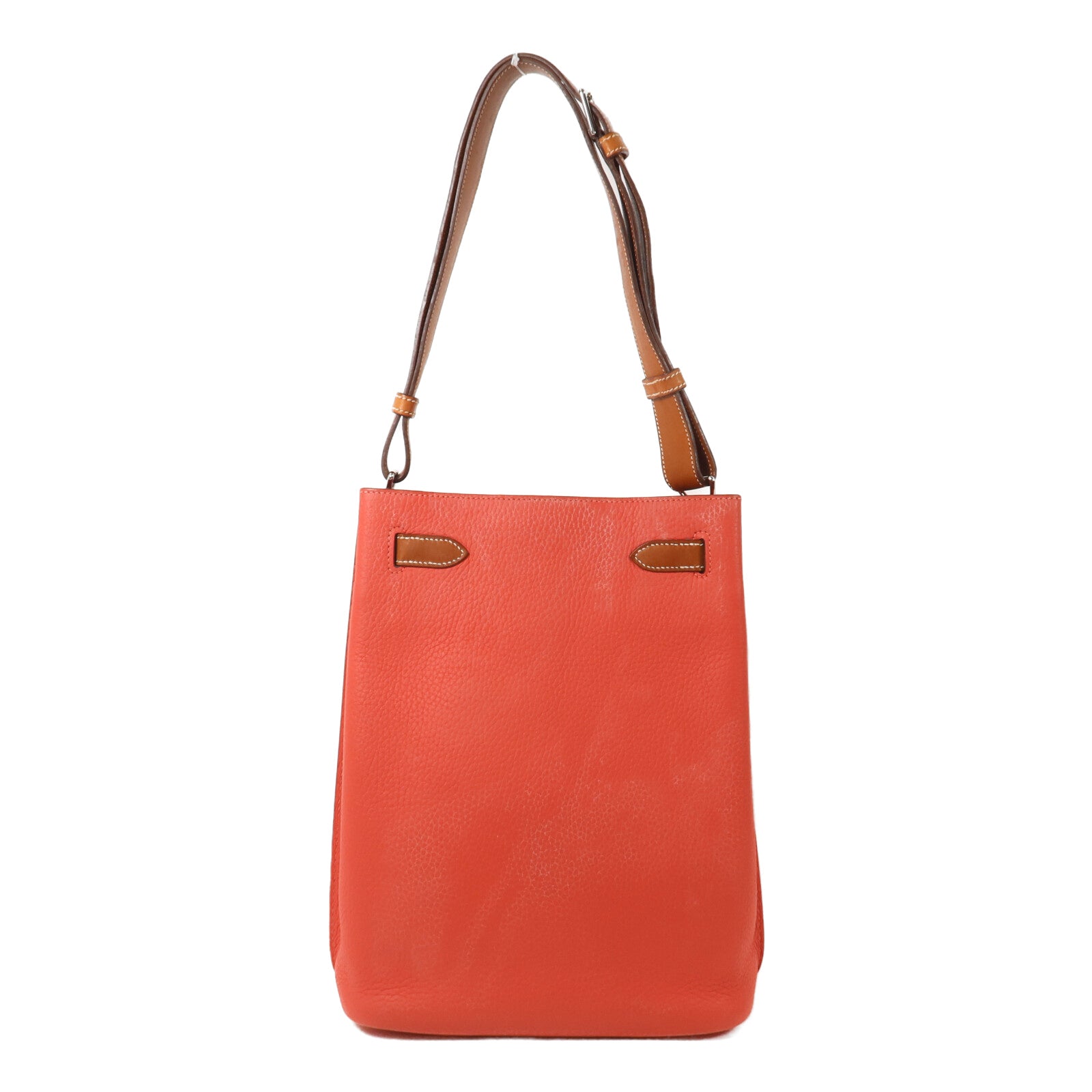 HERMES Togo皮革So Kelly 22肩背袋Fauve/Rose Jaipur