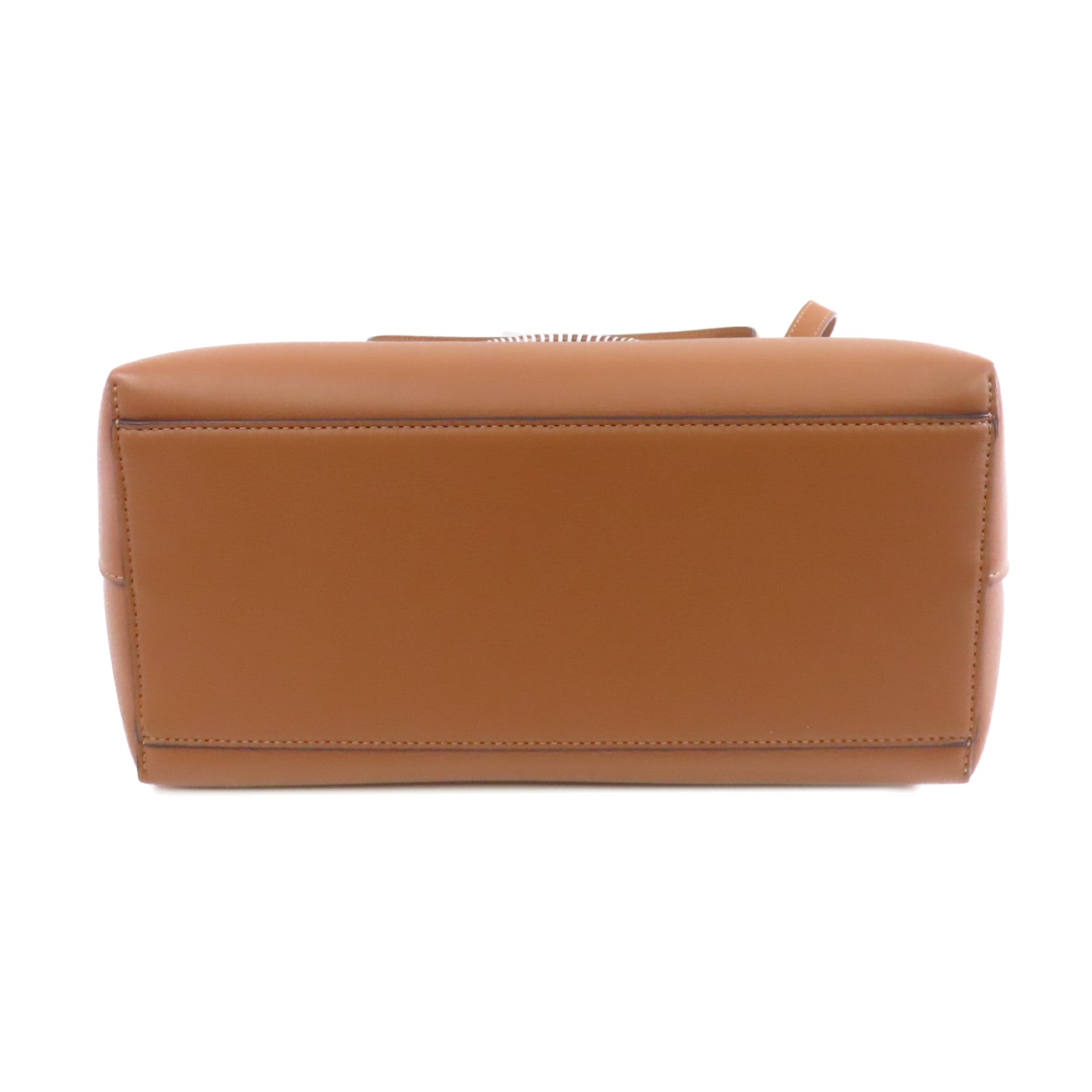 LOEWE 牛皮皮革Anagram Tote Small手挽肩背兩用袋啡色