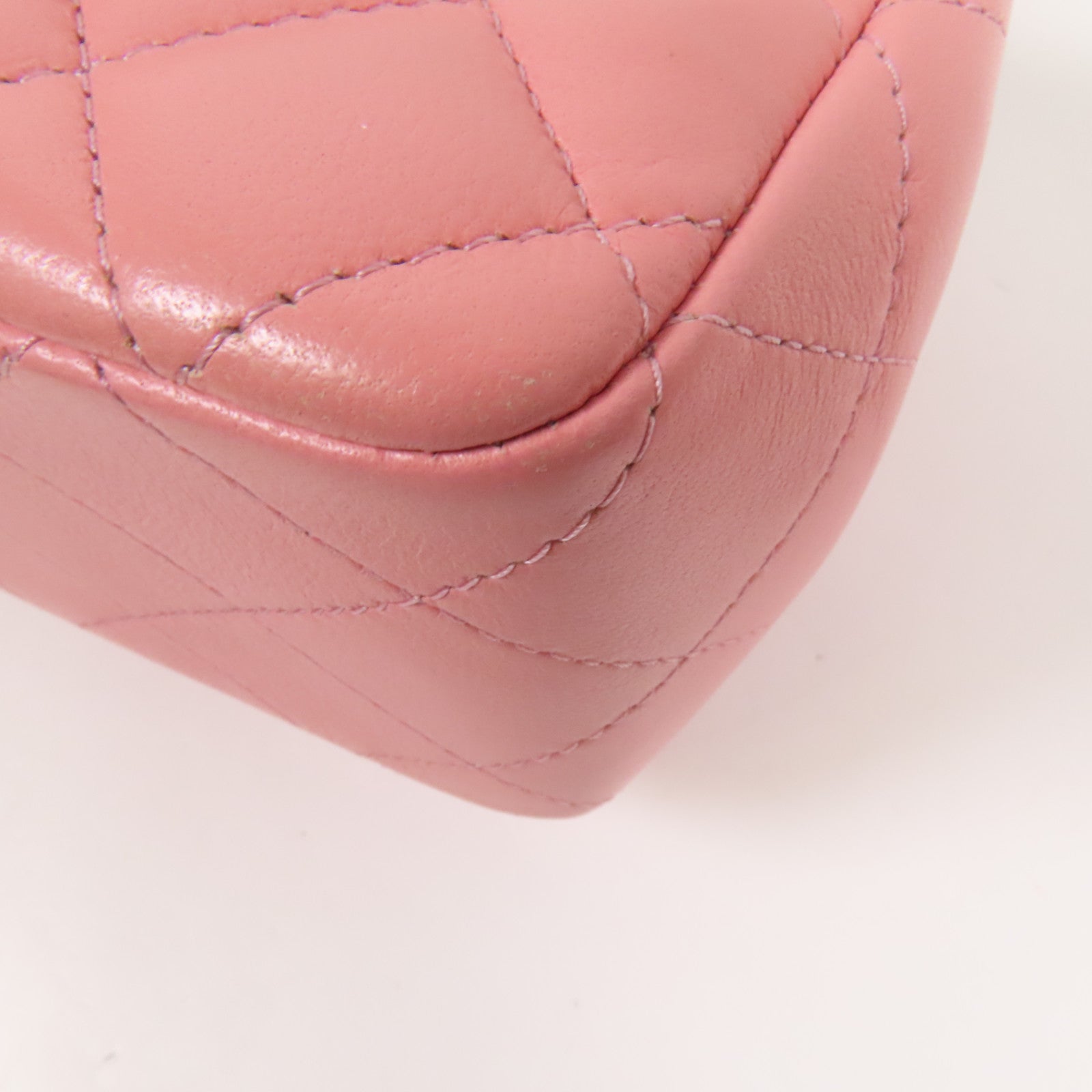 CHANEL 羊皮皮革Classic 20金扣鏈帶肩背袋