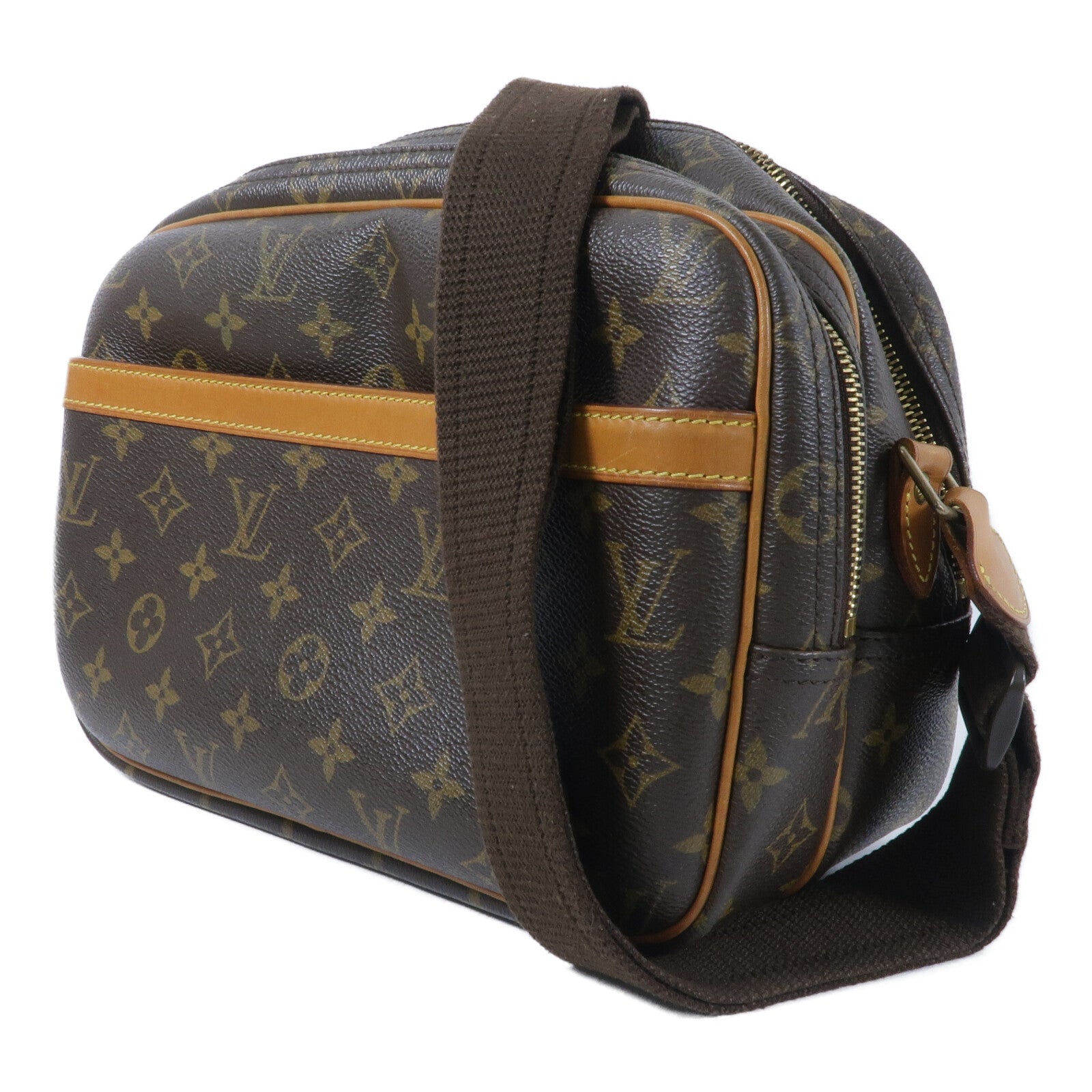 LOUIS VUITTON Monogram Reporter PM肩背袋