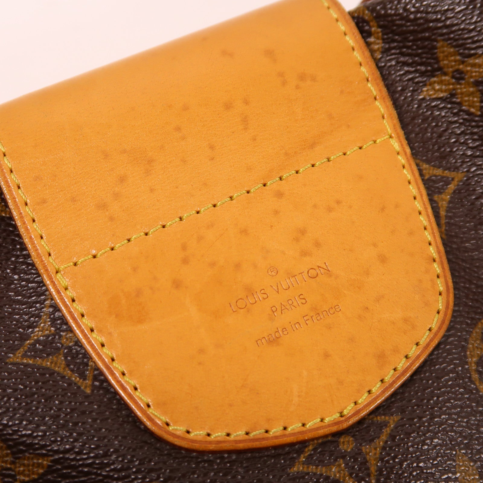 LOUIS VUITTON Monogram Stresa PM金扣肩背袋棕色