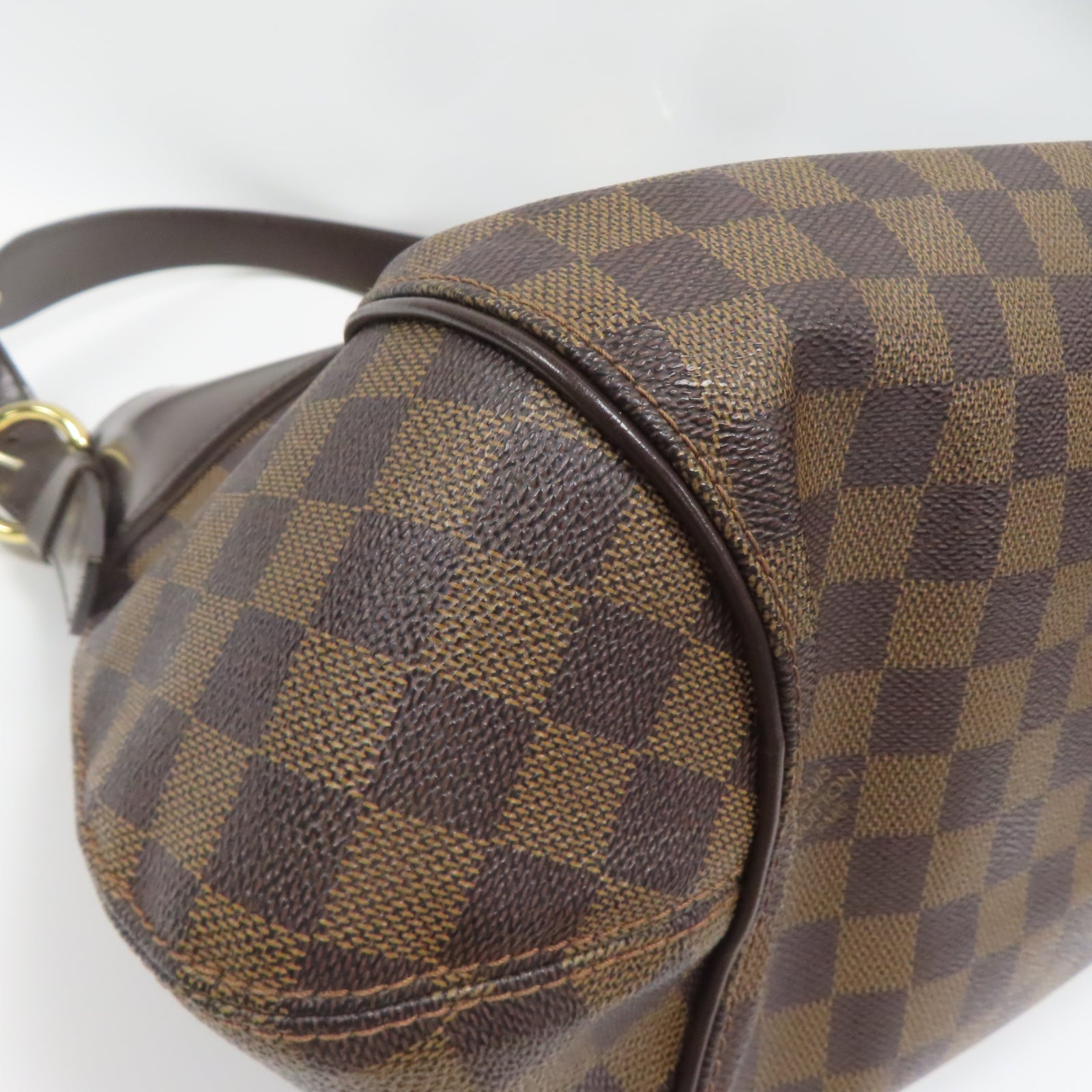 LOUIS VUITTON **【激減優惠】Damier Sistina PM金扣手挽袋啡色